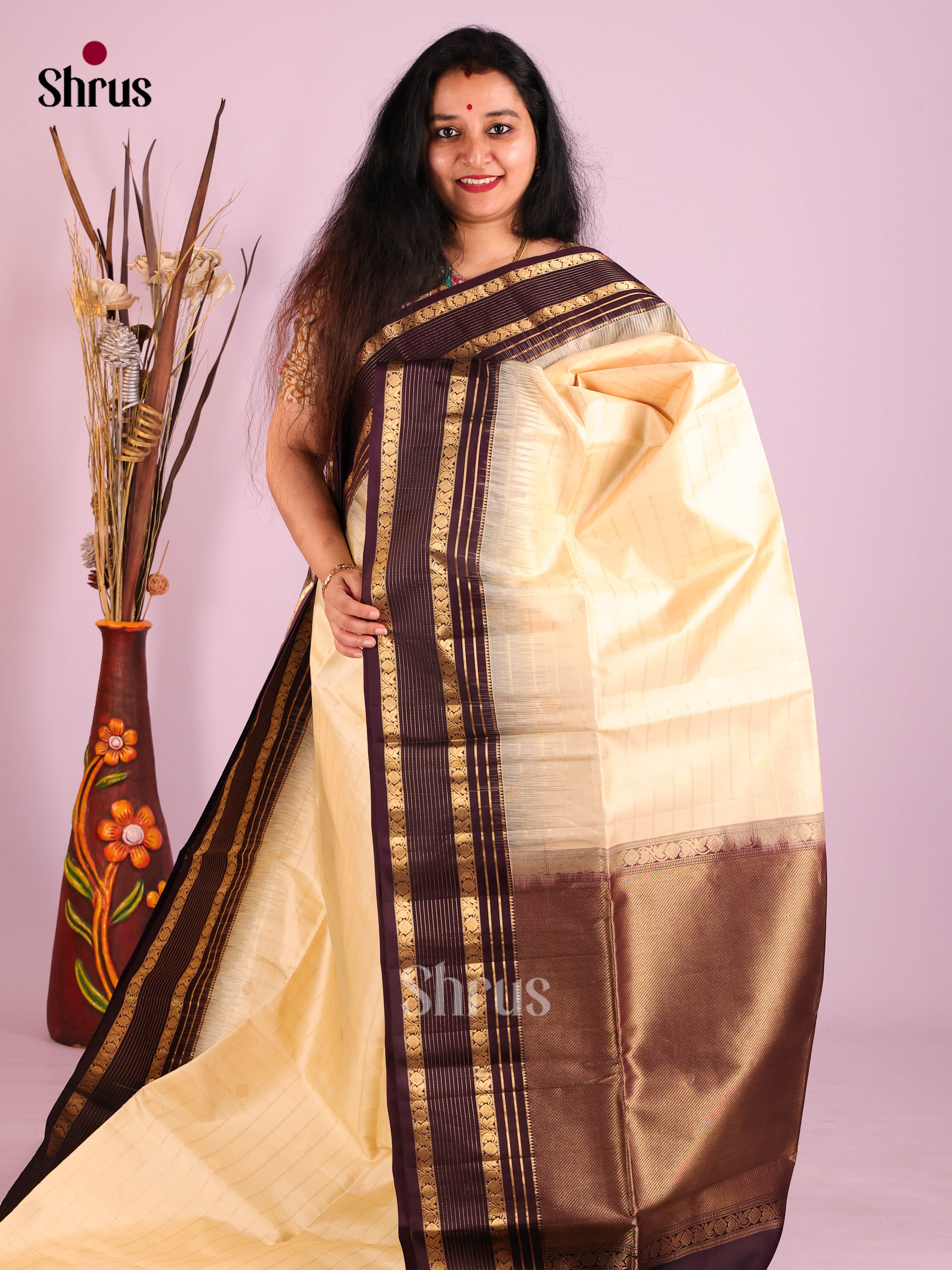 DIS30721 - Soft Silk (HR) Saree - Shop on Shrus.com