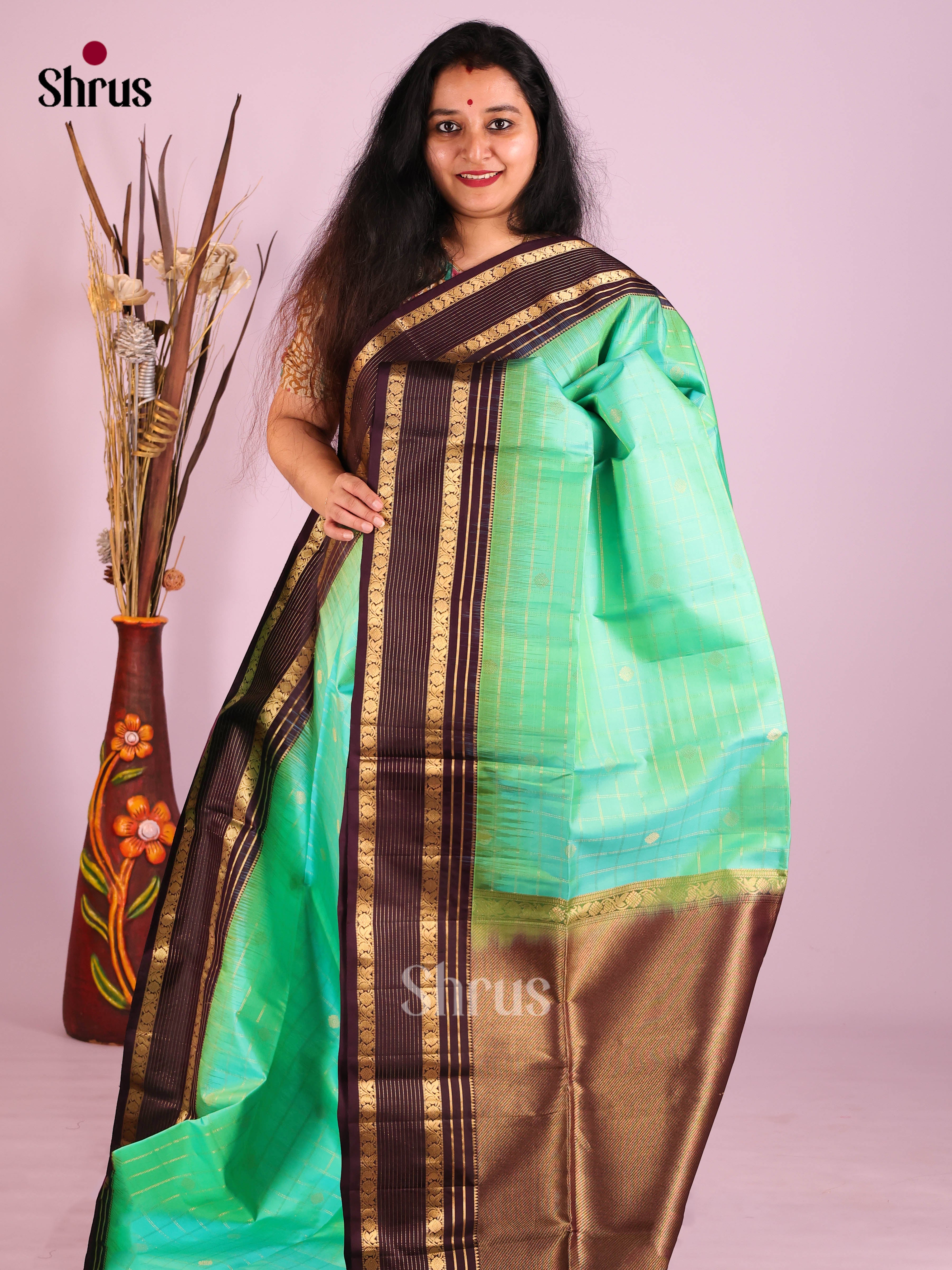 DIS30722 - Soft Silk (HR) Saree - Shop on Shrus.com