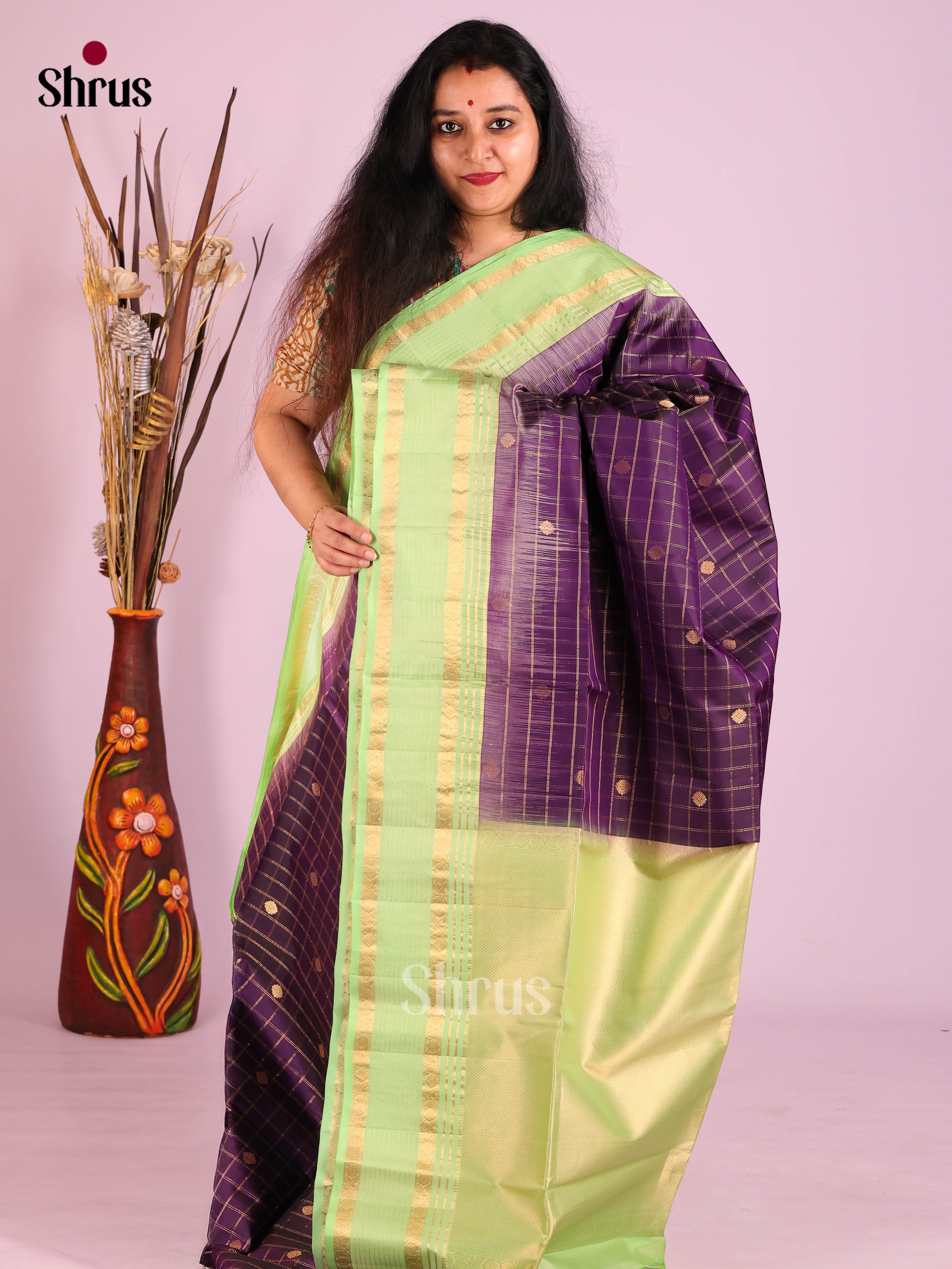DIS30724 - Soft Silk (HR) Saree - Shop on Shrus.com