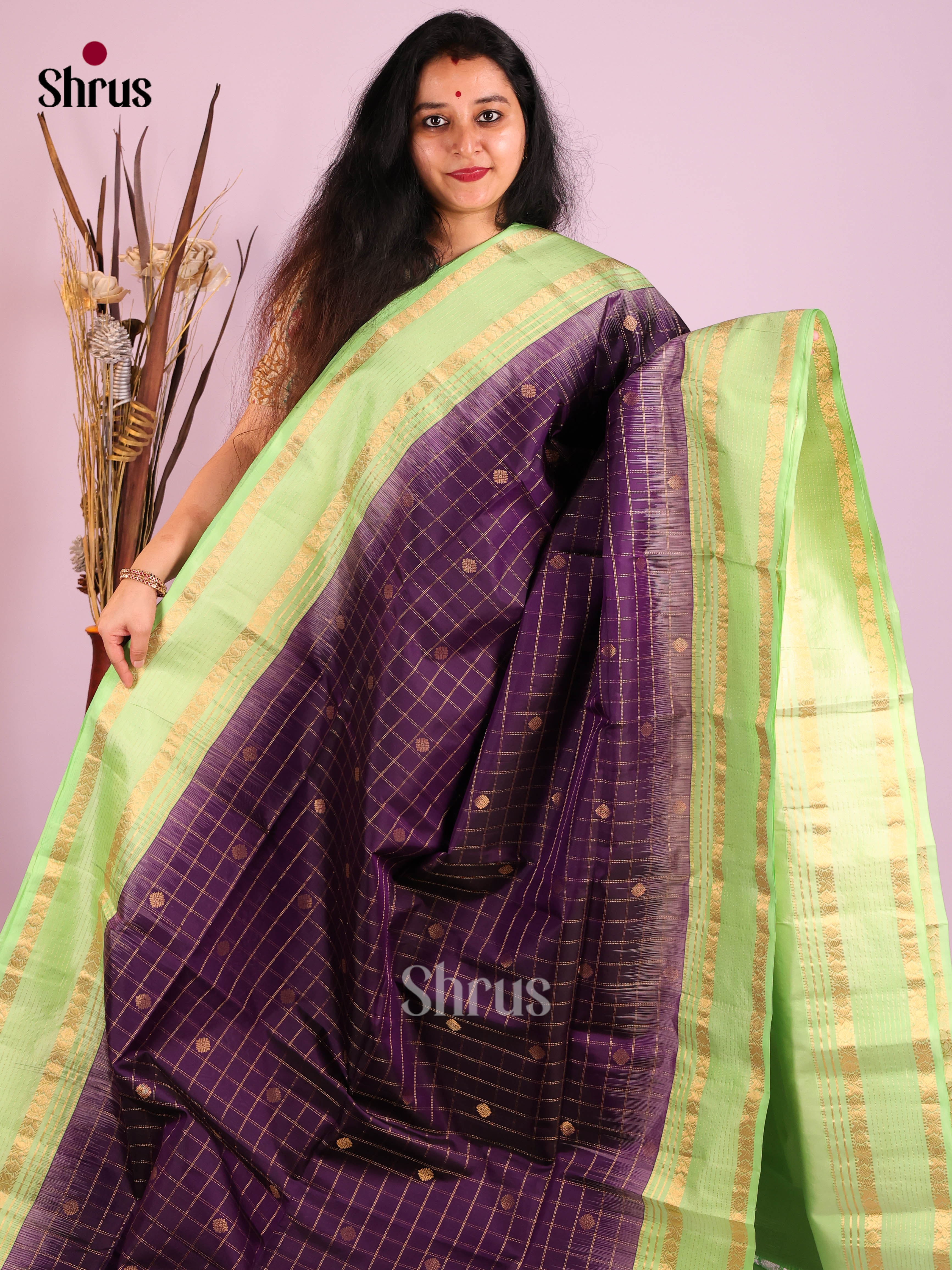 DIS30724 - Soft Silk (HR) Saree - Shop on Shrus.com