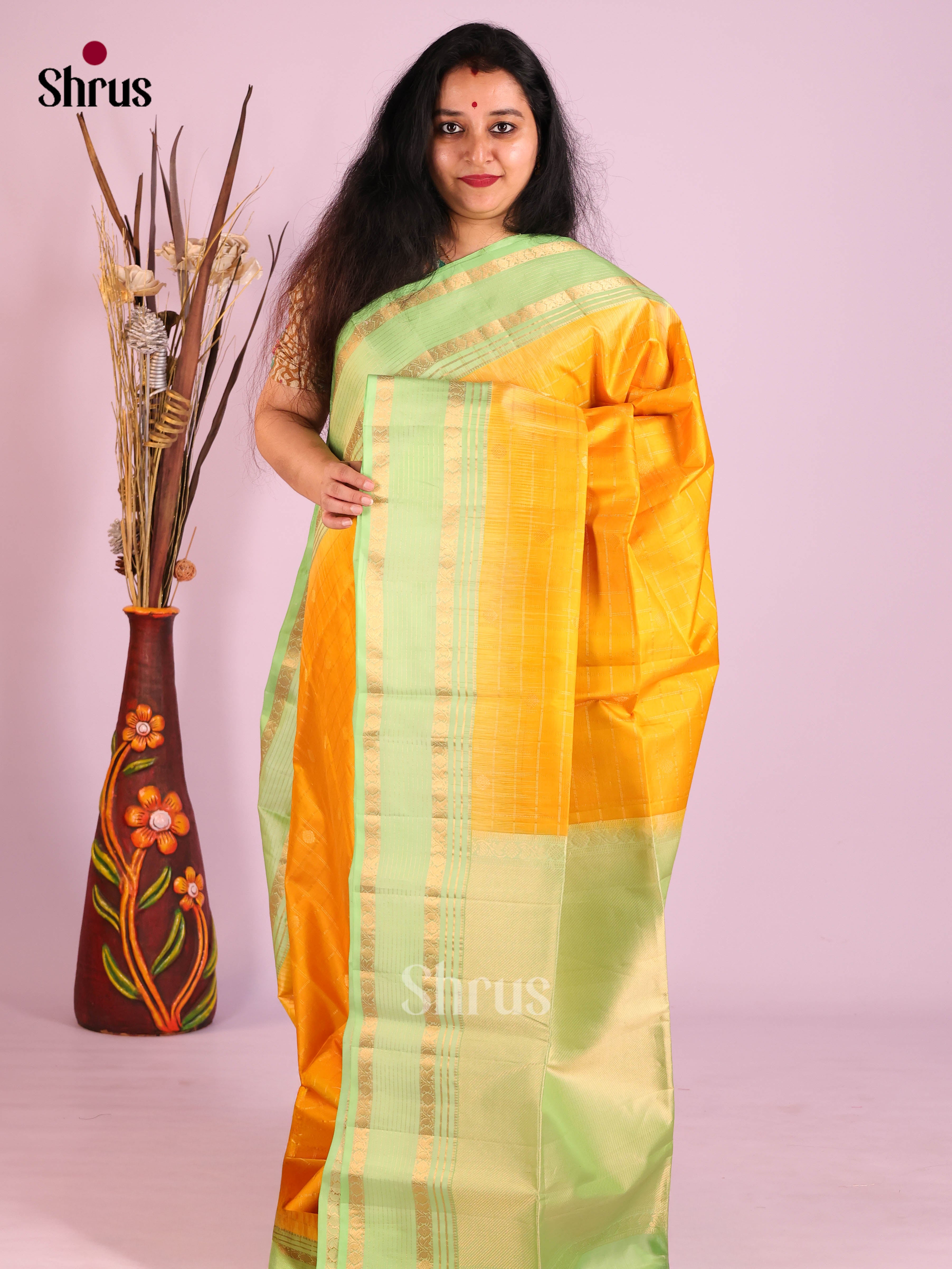 DIS30725 - Soft Silk (HR) Saree - Shop on Shrus.com