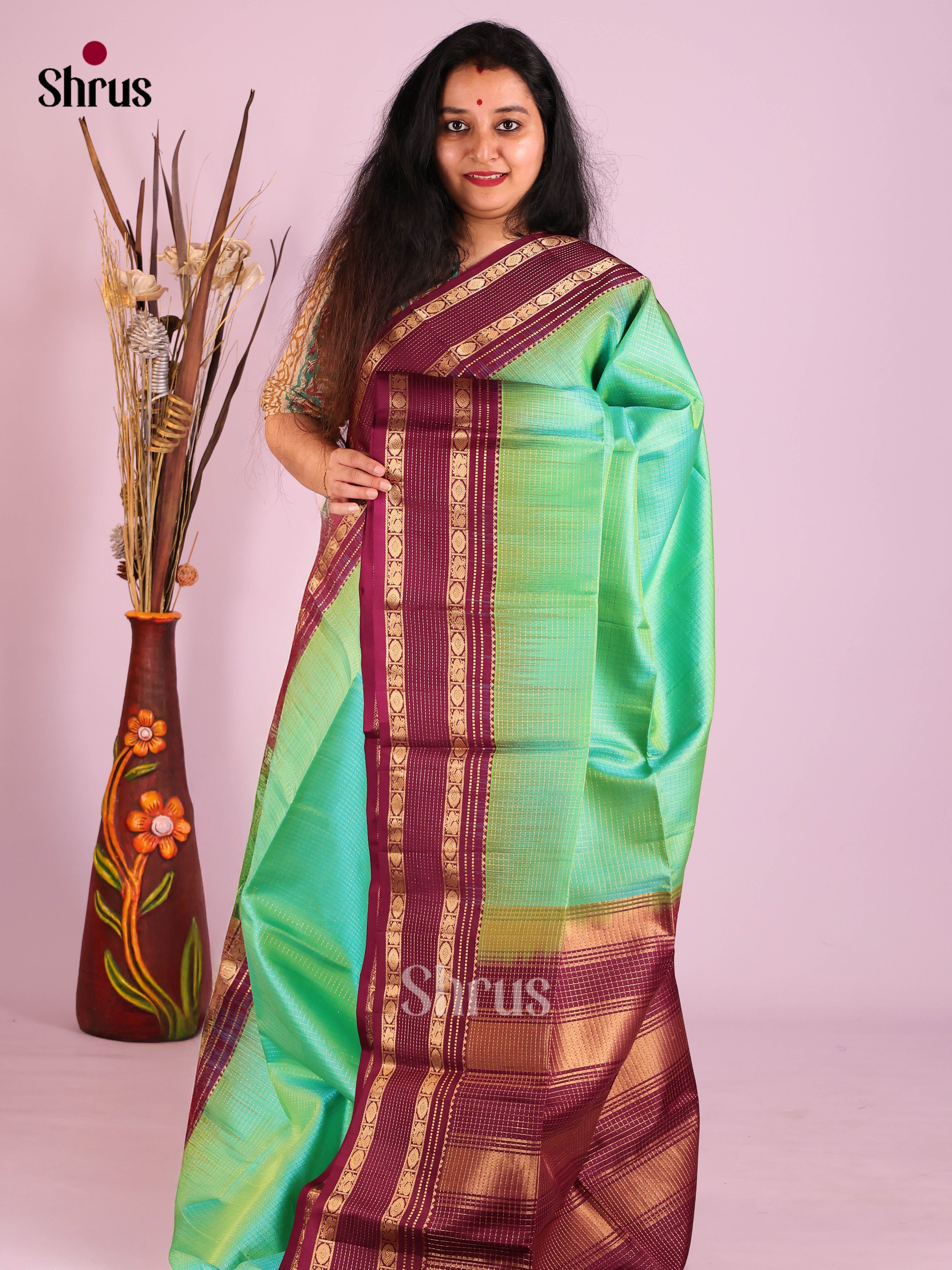 DIS30728 - Soft Silk (HR) Saree - Shop on Shrus.com