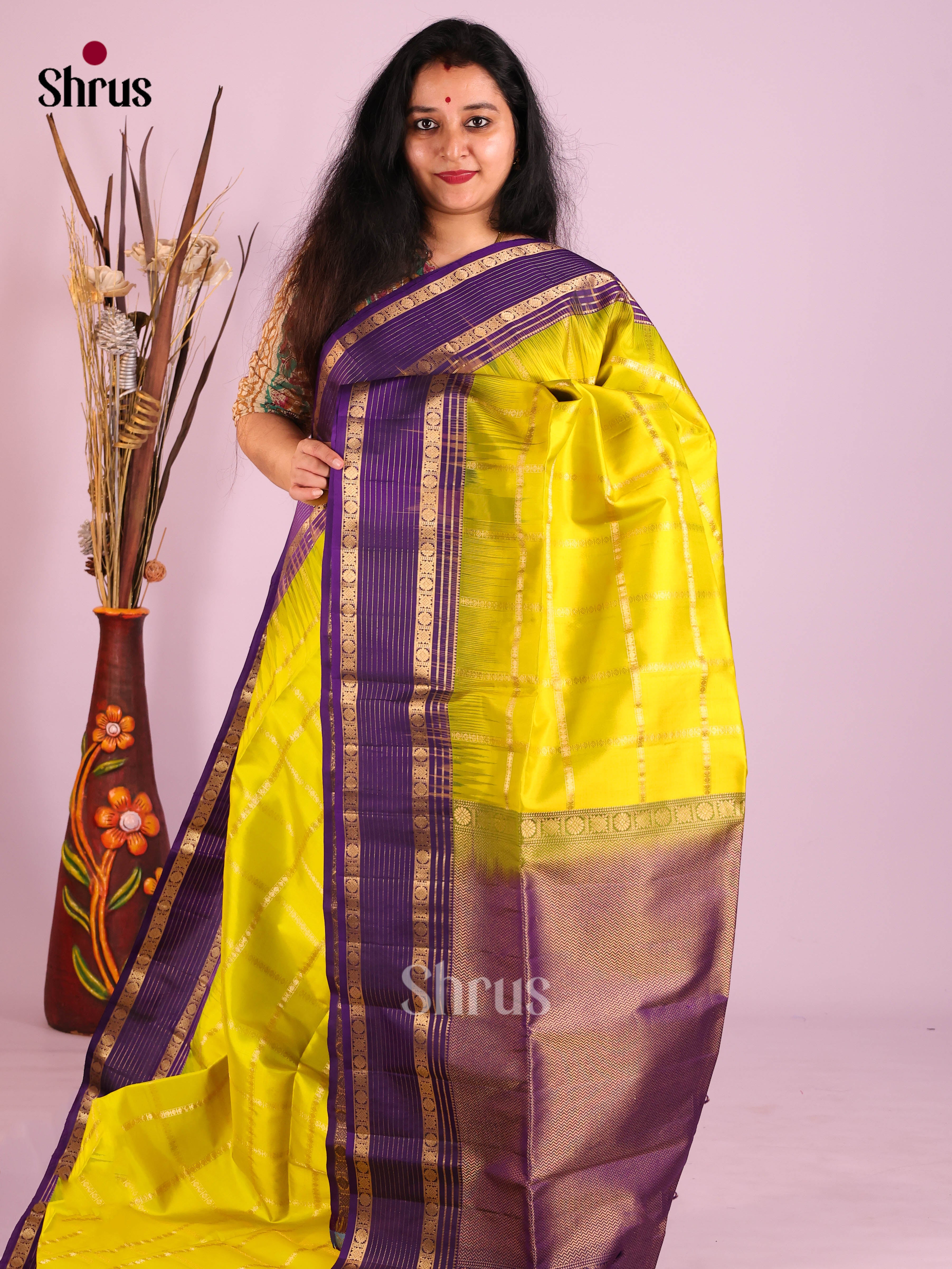 DIS30735 - Soft Silk (HR) Saree - Shop on Shrus.com