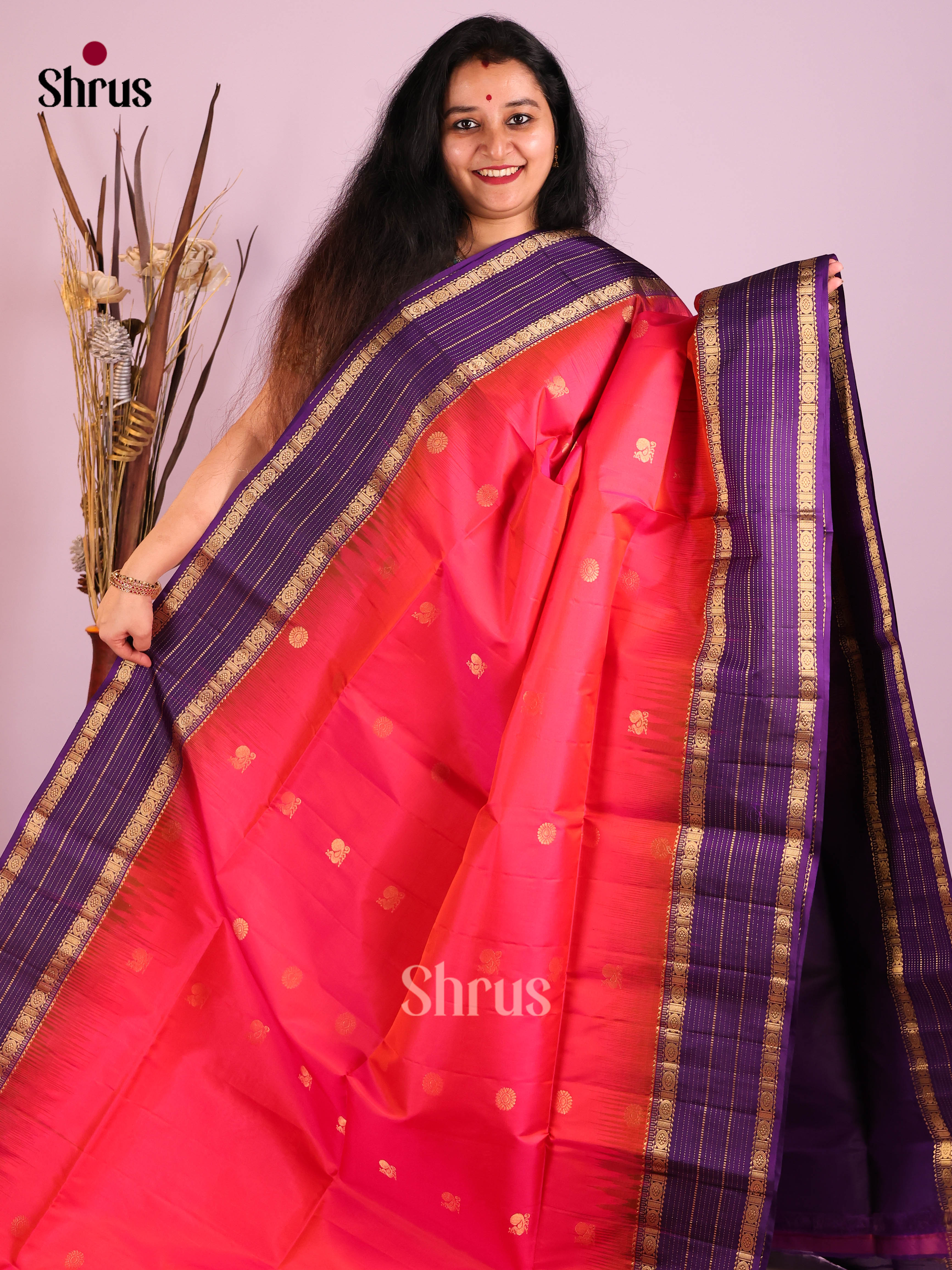 DIS30746 - Soft Silk (HR) Saree - Shop on Shrus.com