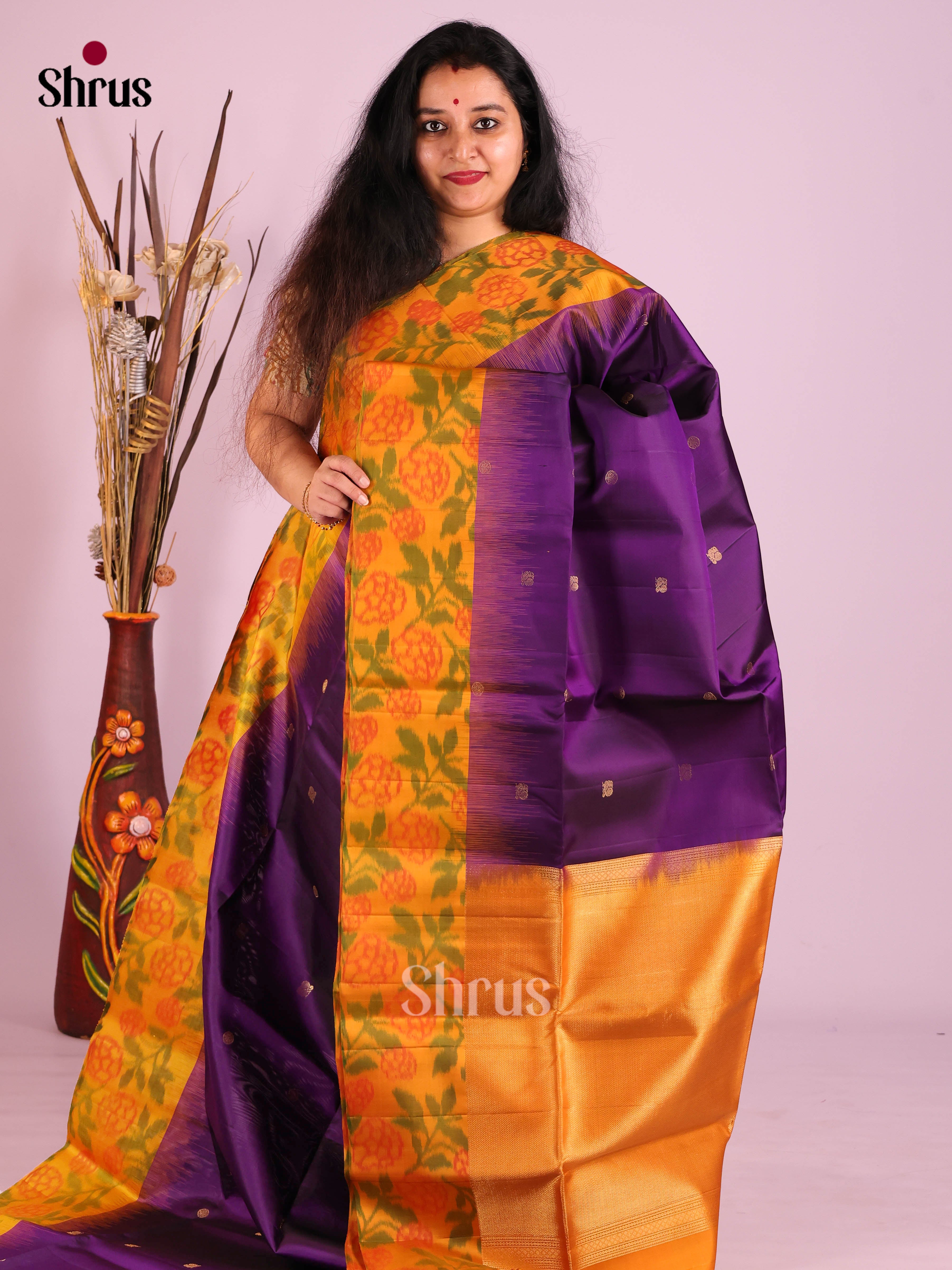 DIS30749 - Soft Silk (HR) Saree - Shop on Shrus.com