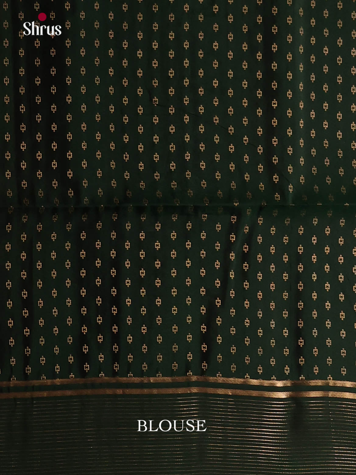 Beautiful Orangish Pink Soft Silk Saree with Intricate gold buttas & Green Brocade Border 2