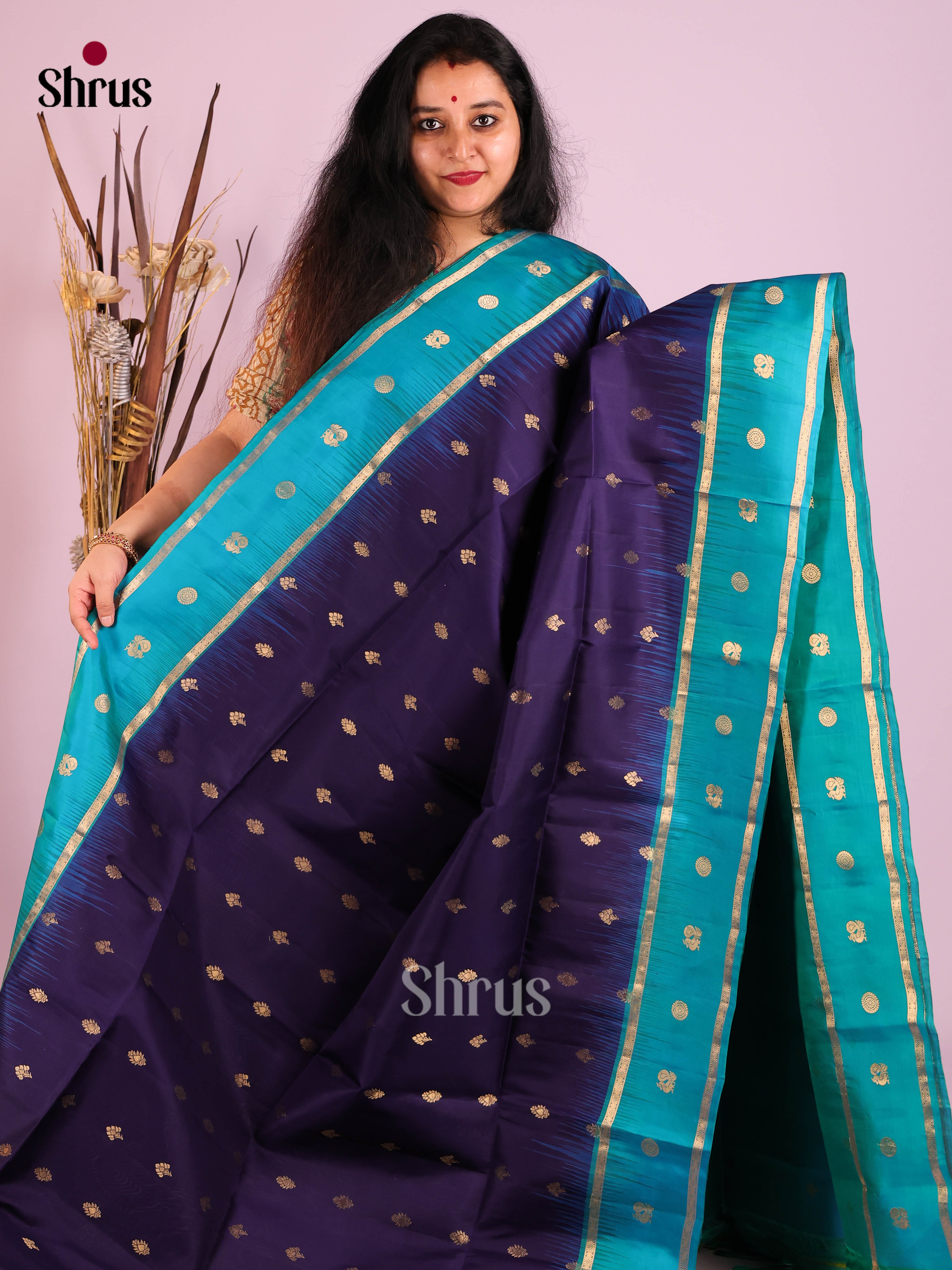DIS30760 - Soft Silk (HR) Saree - Shop on Shrus.com