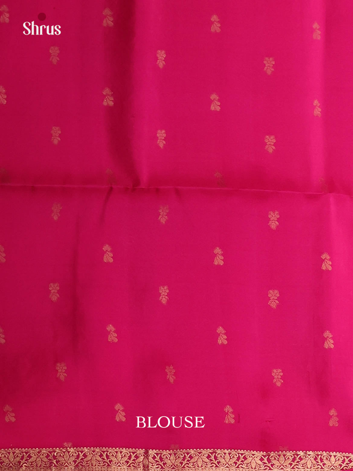 Chic Pista Green Soft Silk Saree with zari buttas & Magenta Brocade Pallu 2