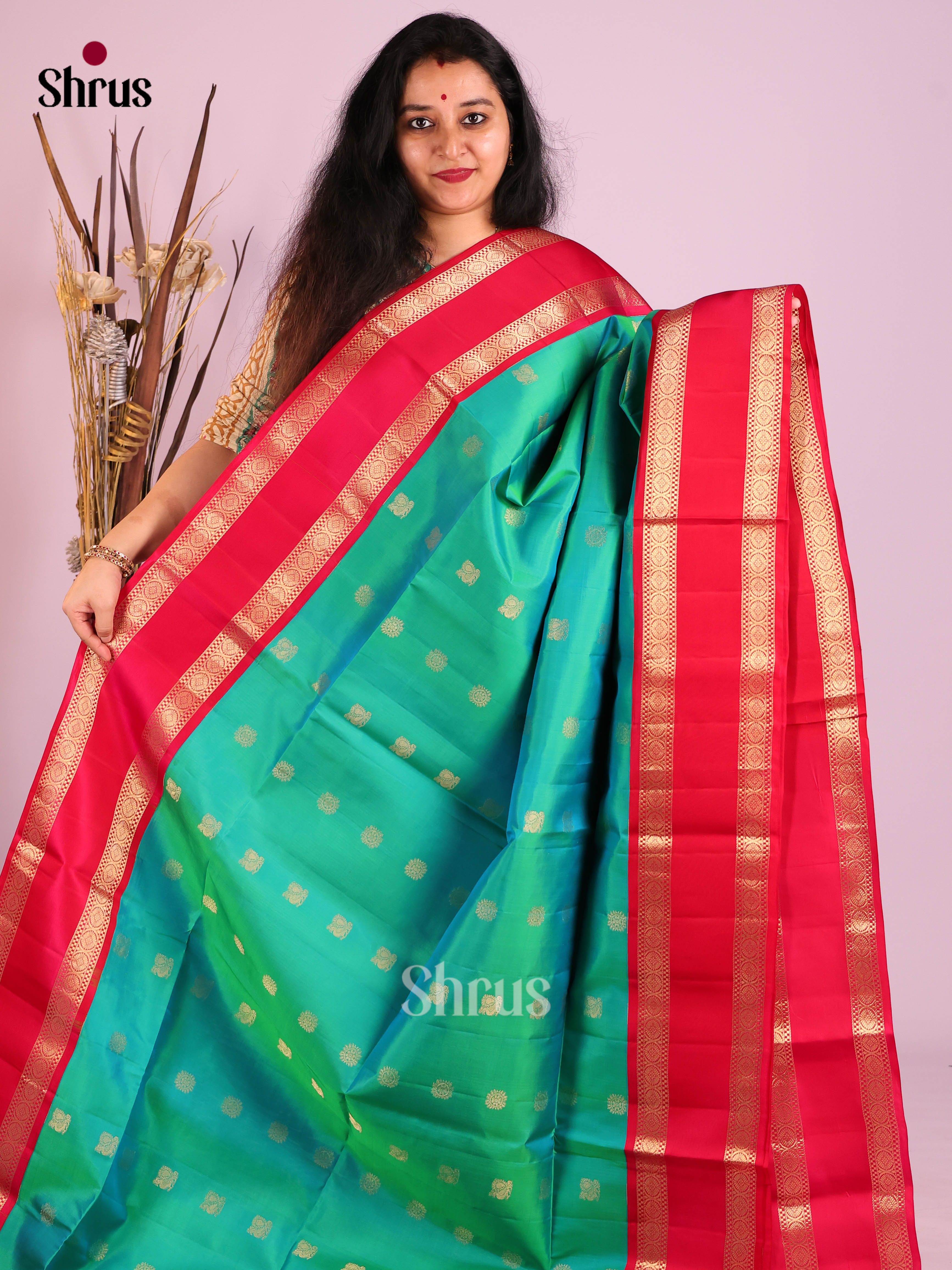 DIS30766 - Soft Silk (HR) Saree - Shop on Shrus.com