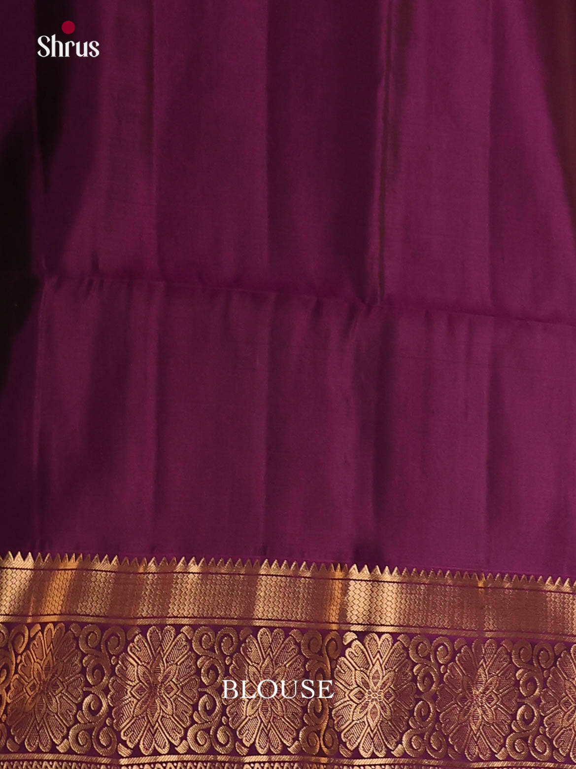 Exquisite Pastel blue Soft Silk Saree with gold floral buttas & Purple Brocade Pallu 2