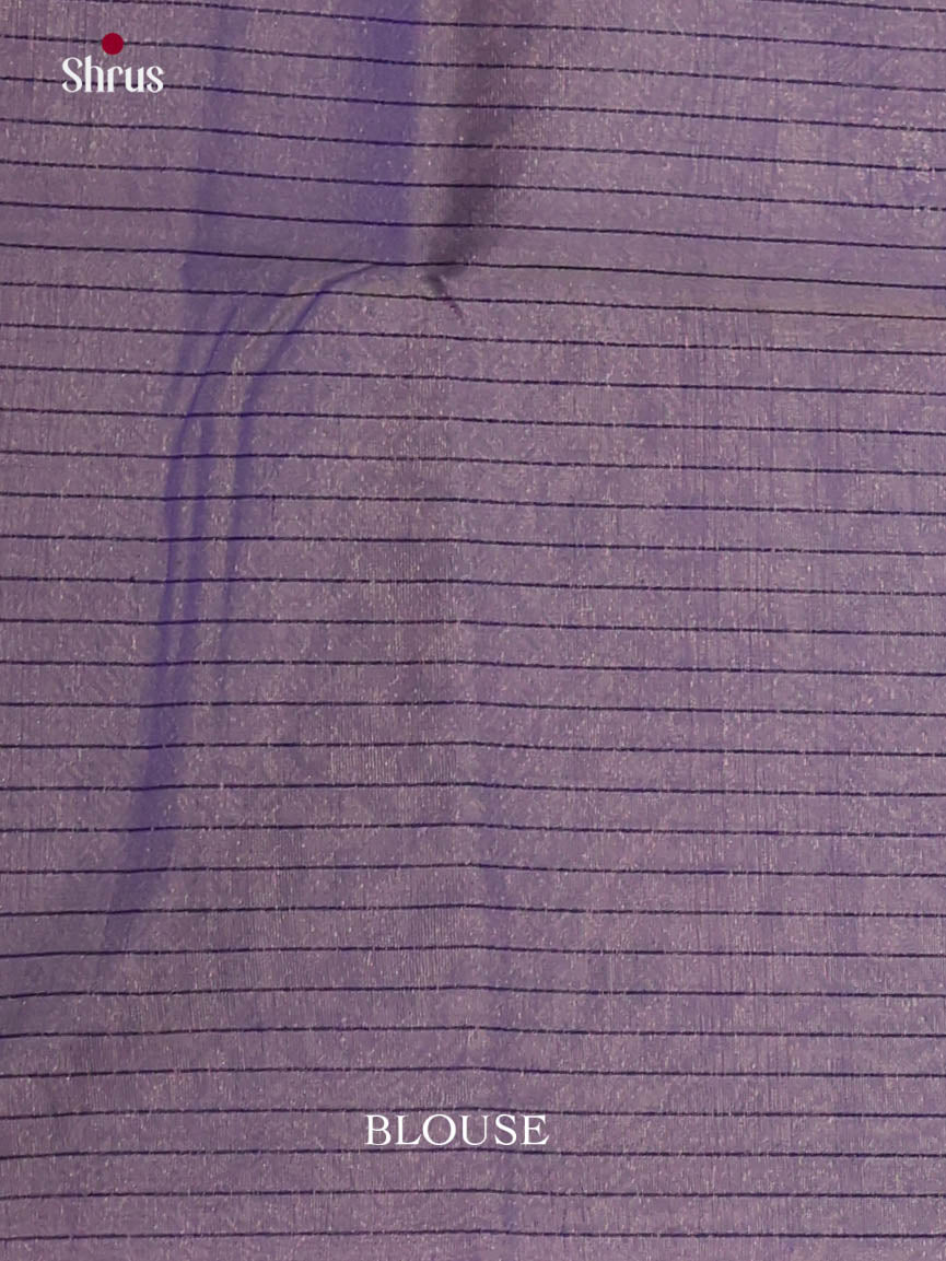 Pink & Purple - Semi Silkcotton Saree