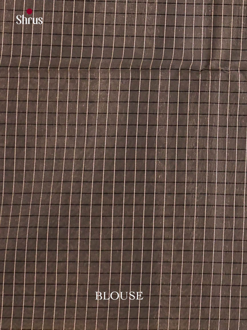 Sandal & Grey - Semi Silkcotton Saree