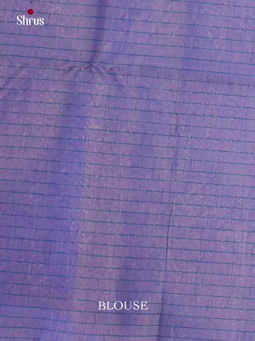 Pink & Blue- Semi Silkcotton Saree