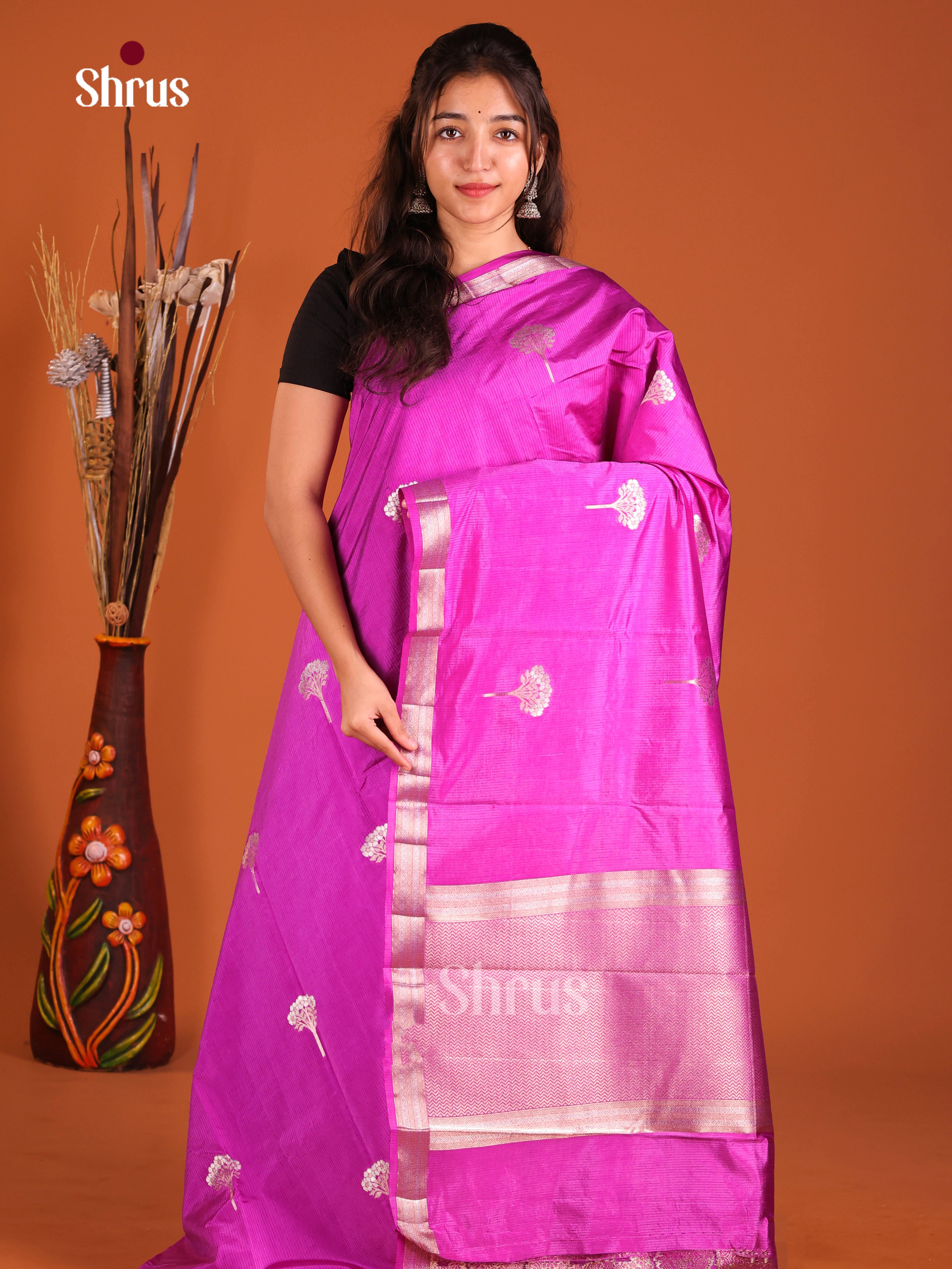 DJS03102 - Semi Rawsilk Saree