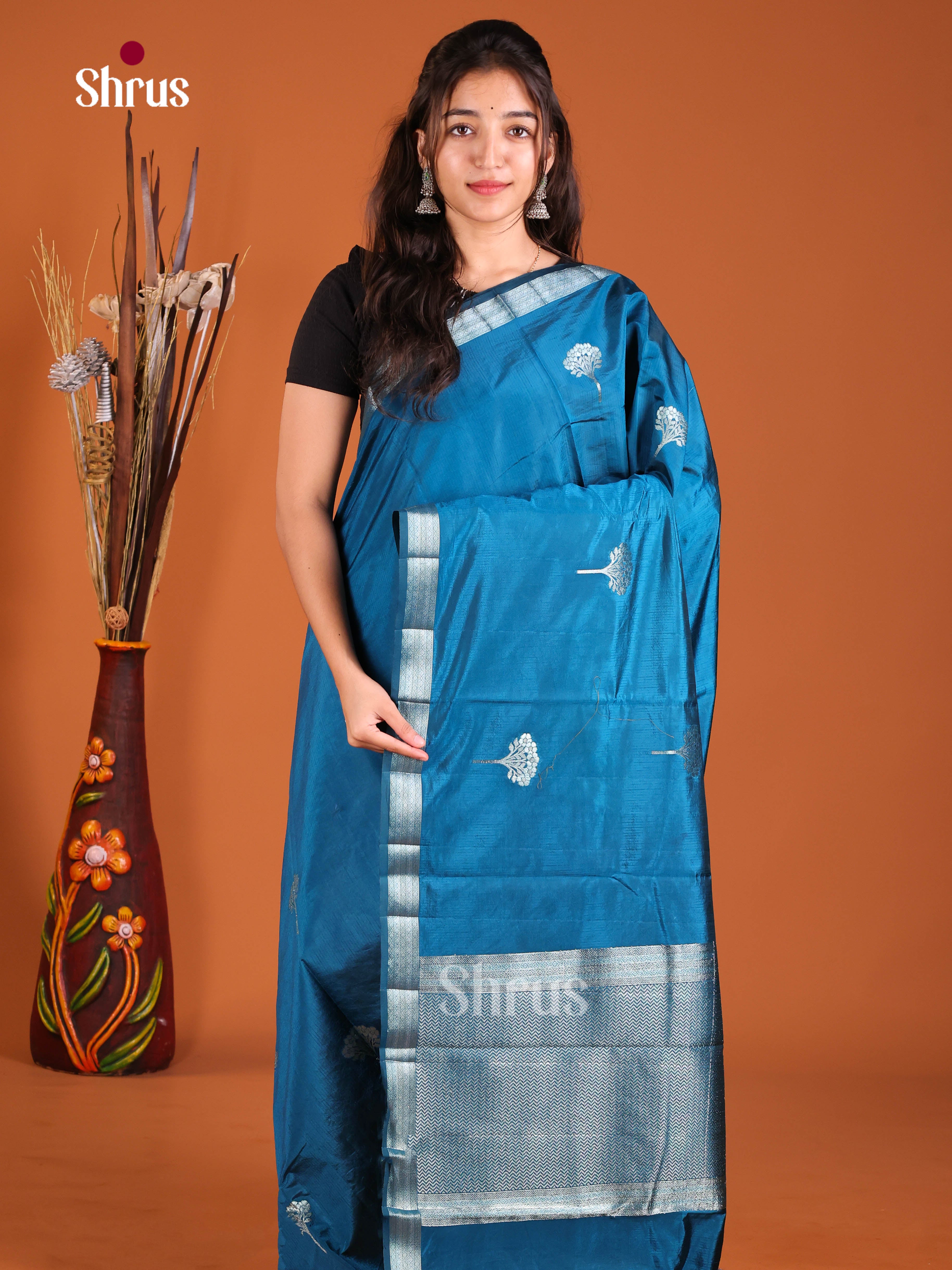 DJS03103 - Semi Rawsilk Saree