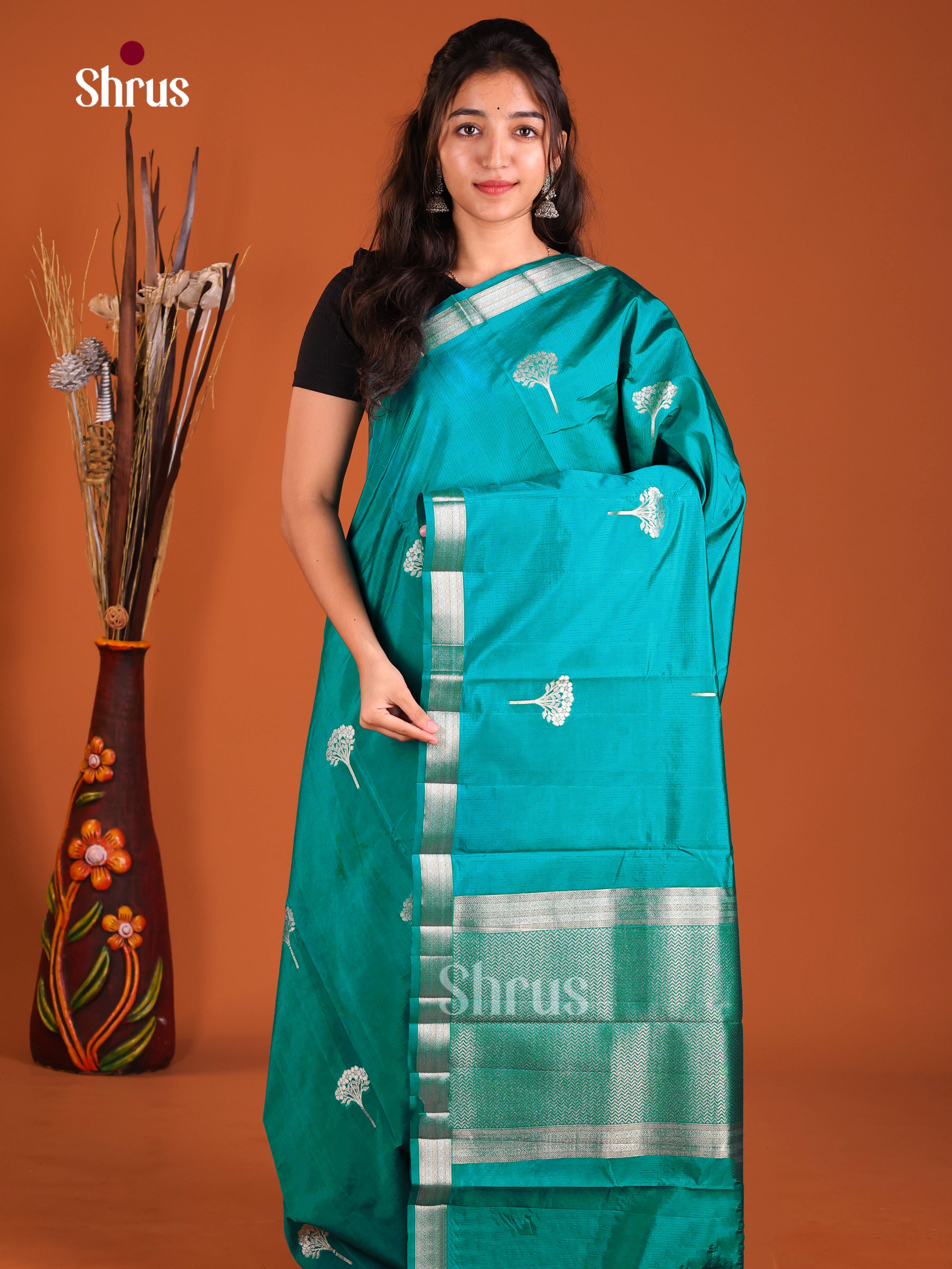 DJS03104 - Semi Rawsilk Saree