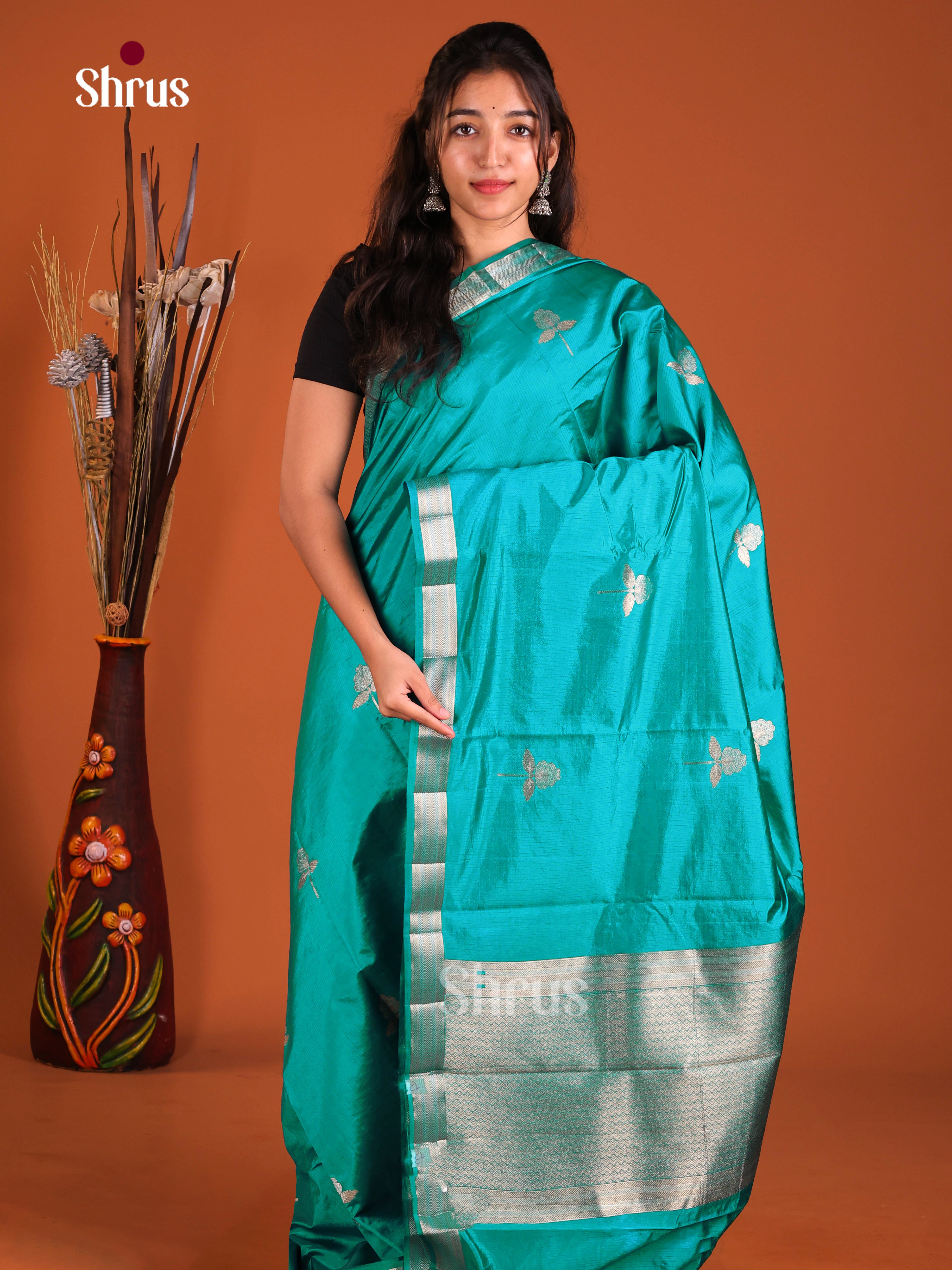 DJS03109 - Semi Rawsilk Saree