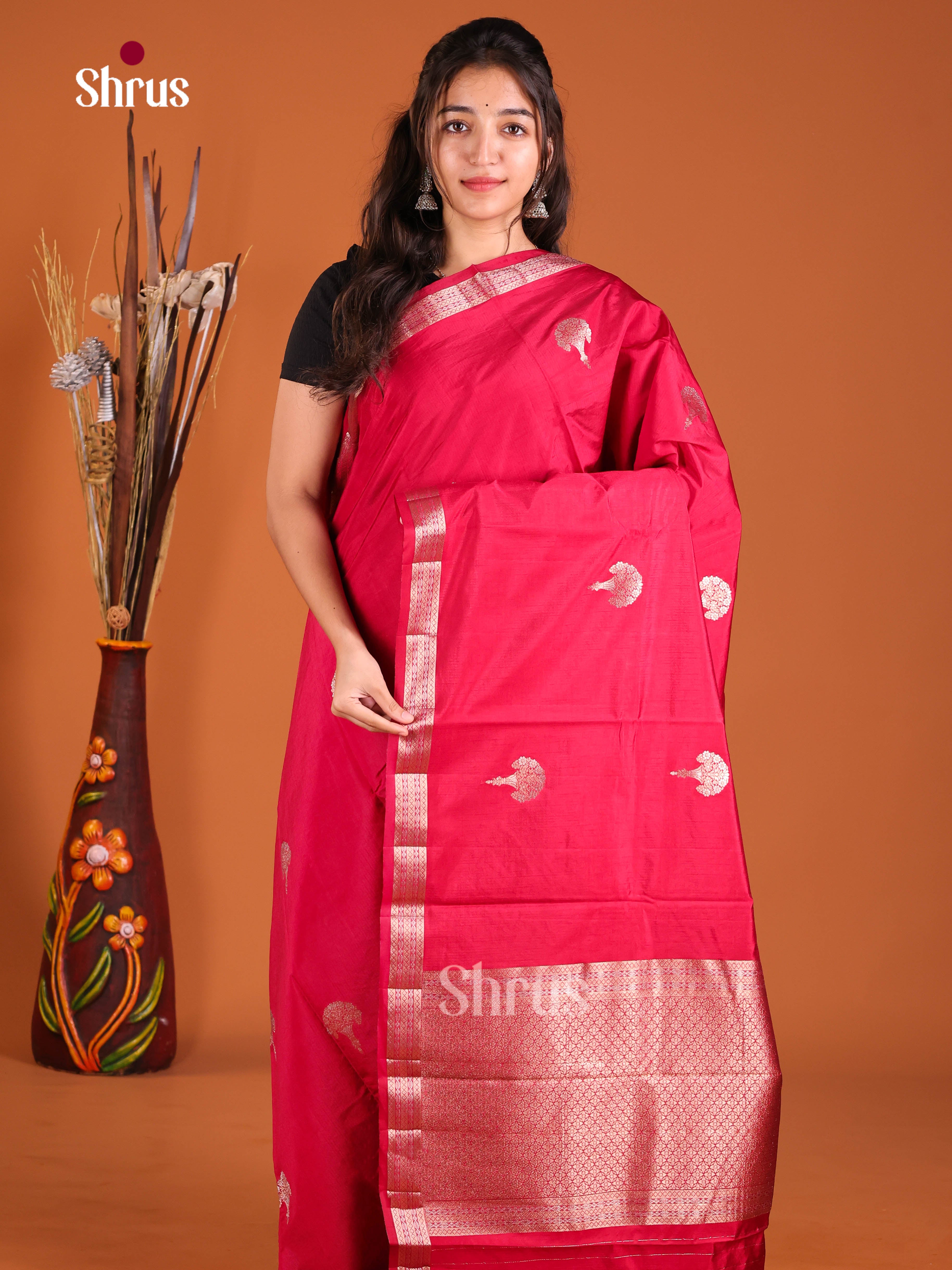 DJS03119 - Semi Rawsilk Saree