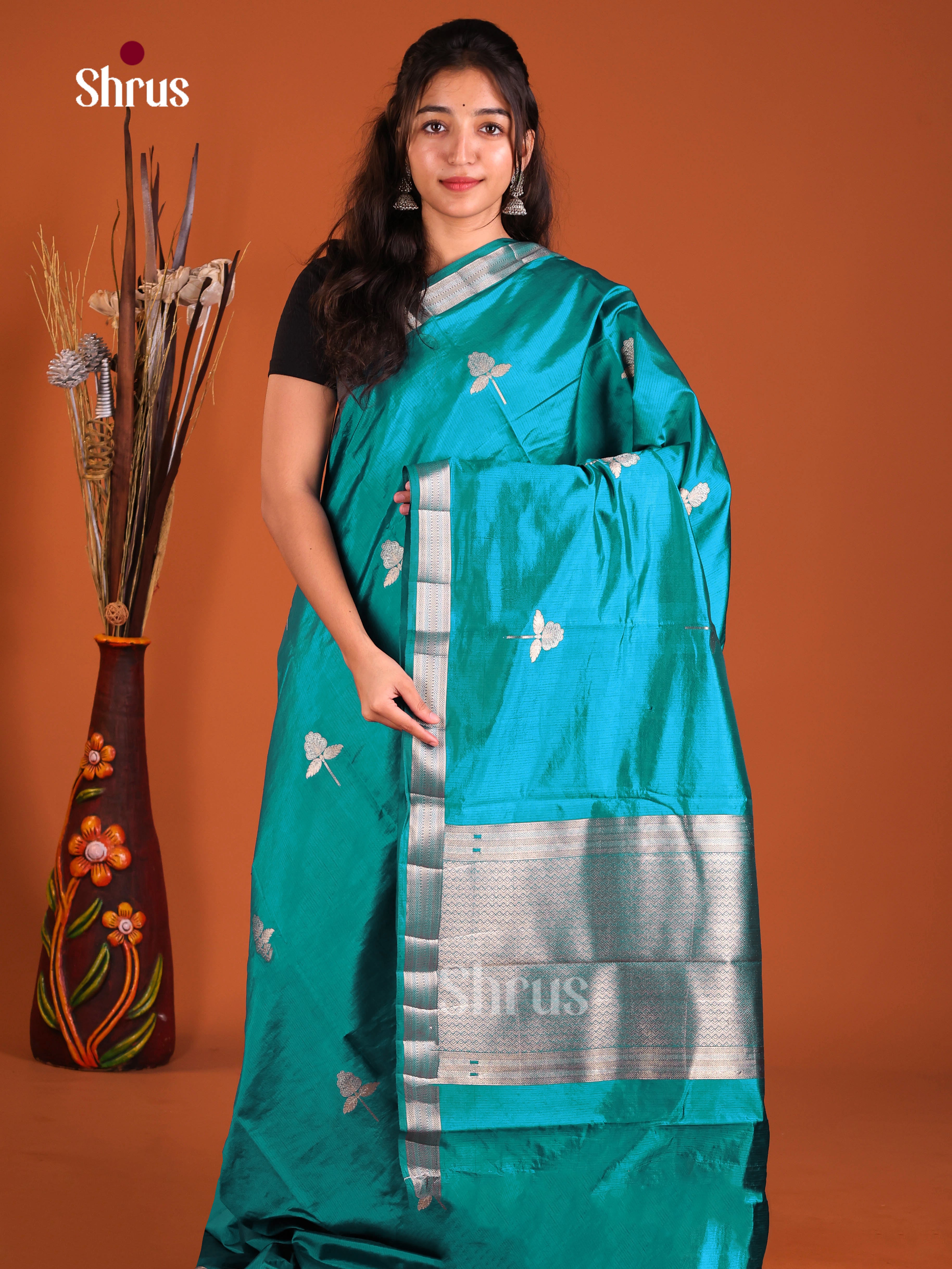 DJS03120 - Semi Rawsilk Saree