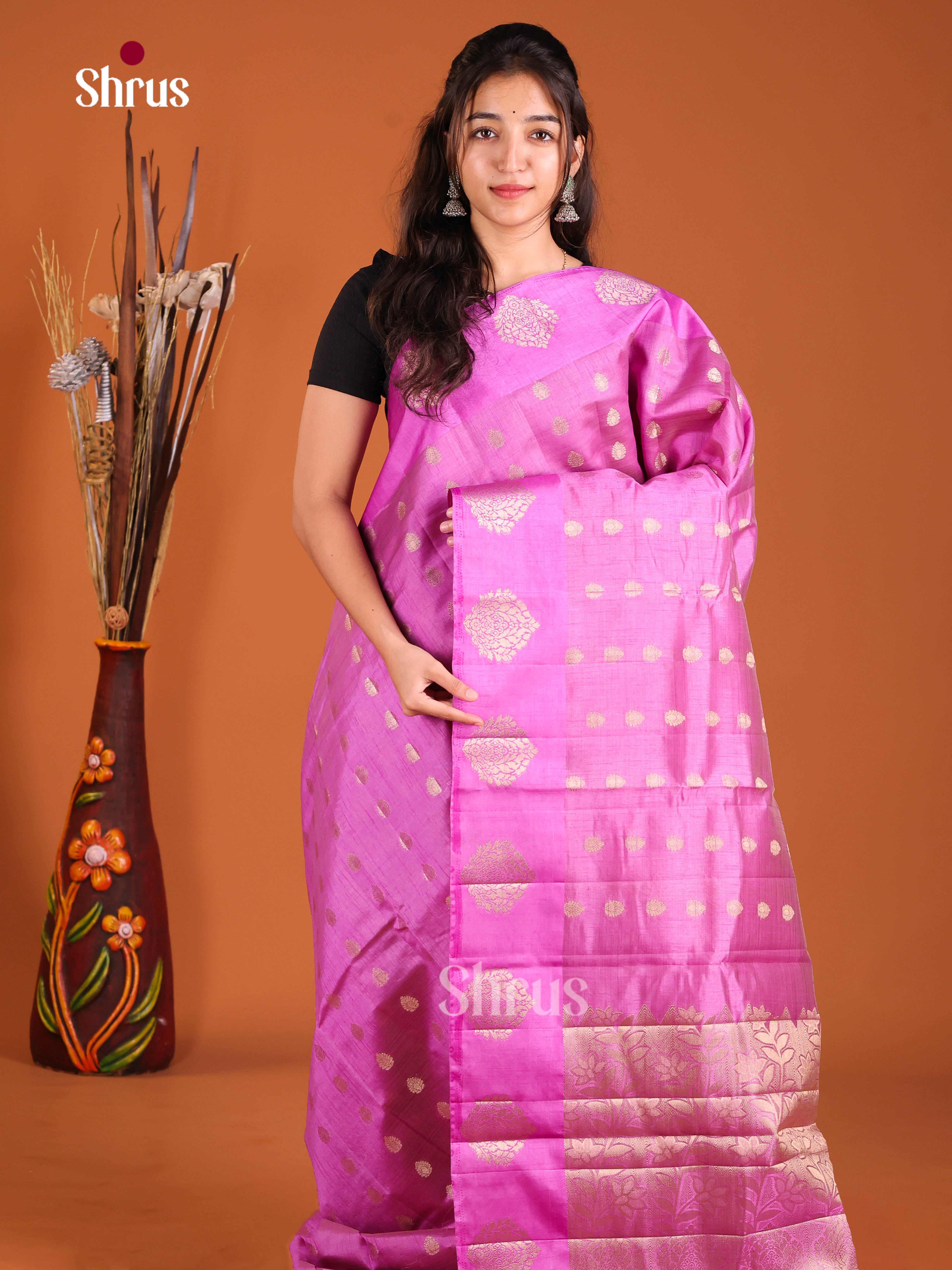 DJS03121 - Semi Rawsilk Saree