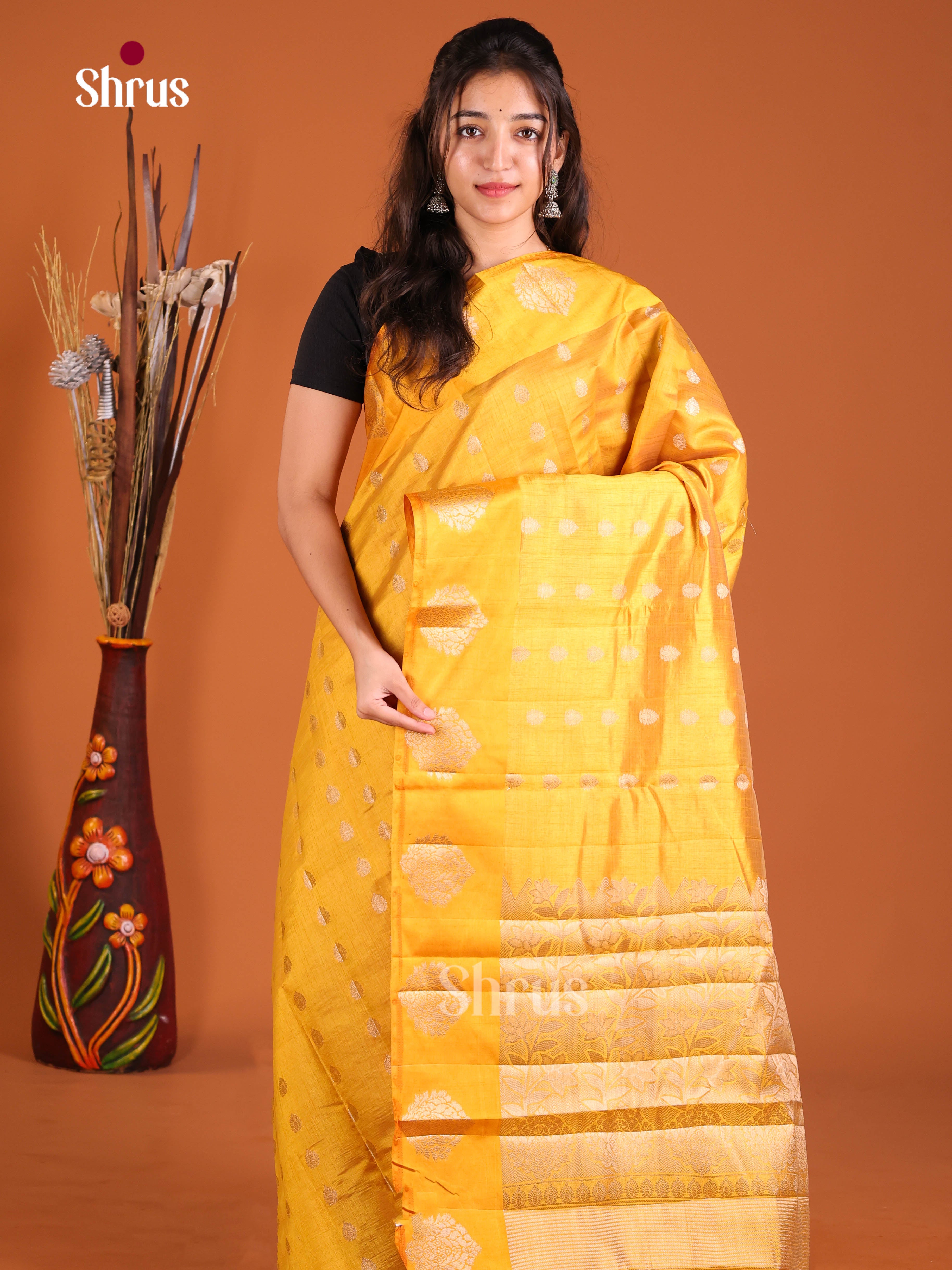 DJS03122 - Semi Rawsilk Saree