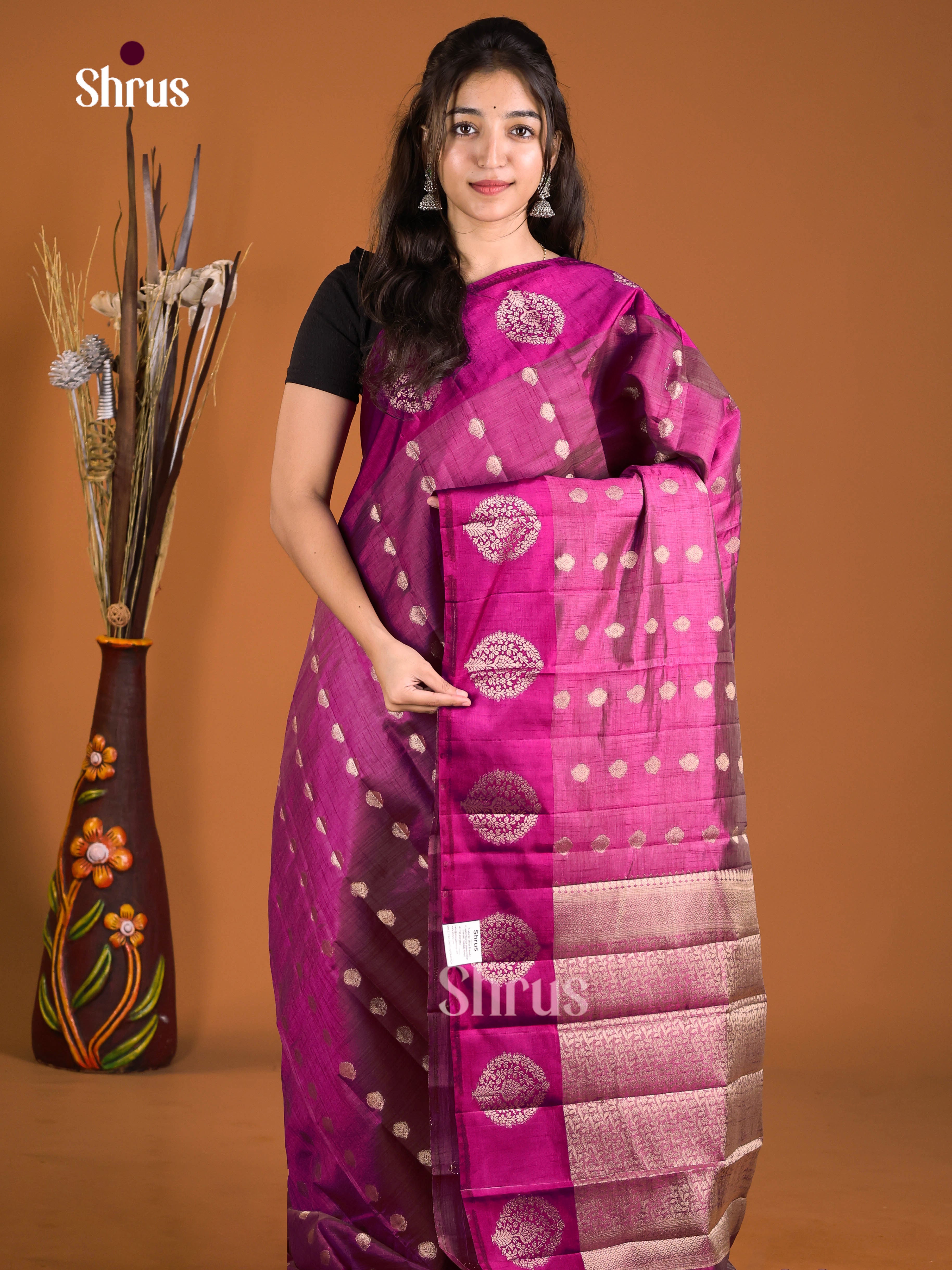 DJS03123 - Semi Rawsilk Saree
