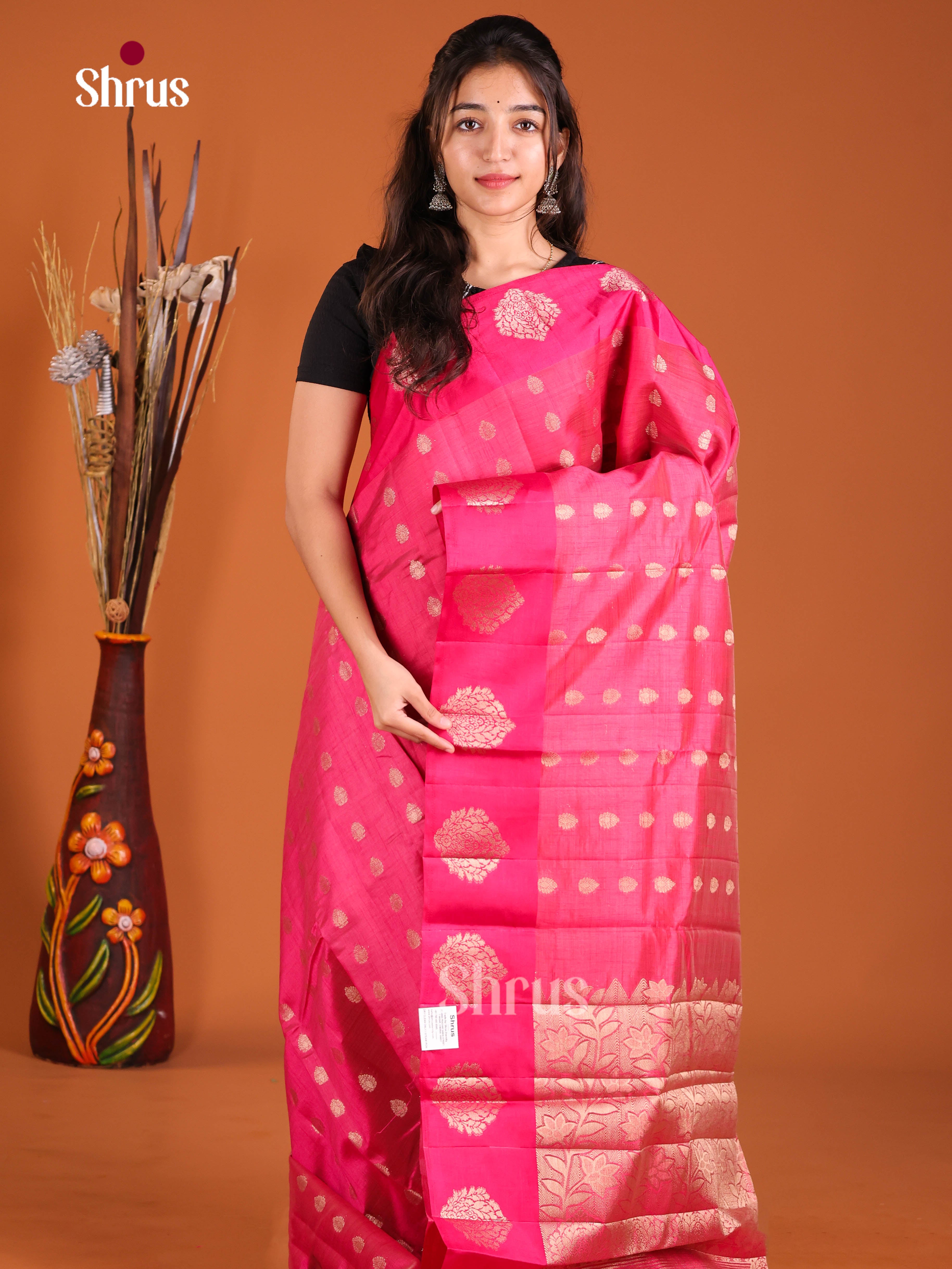 DJS03125 - Semi Rawsilk Saree