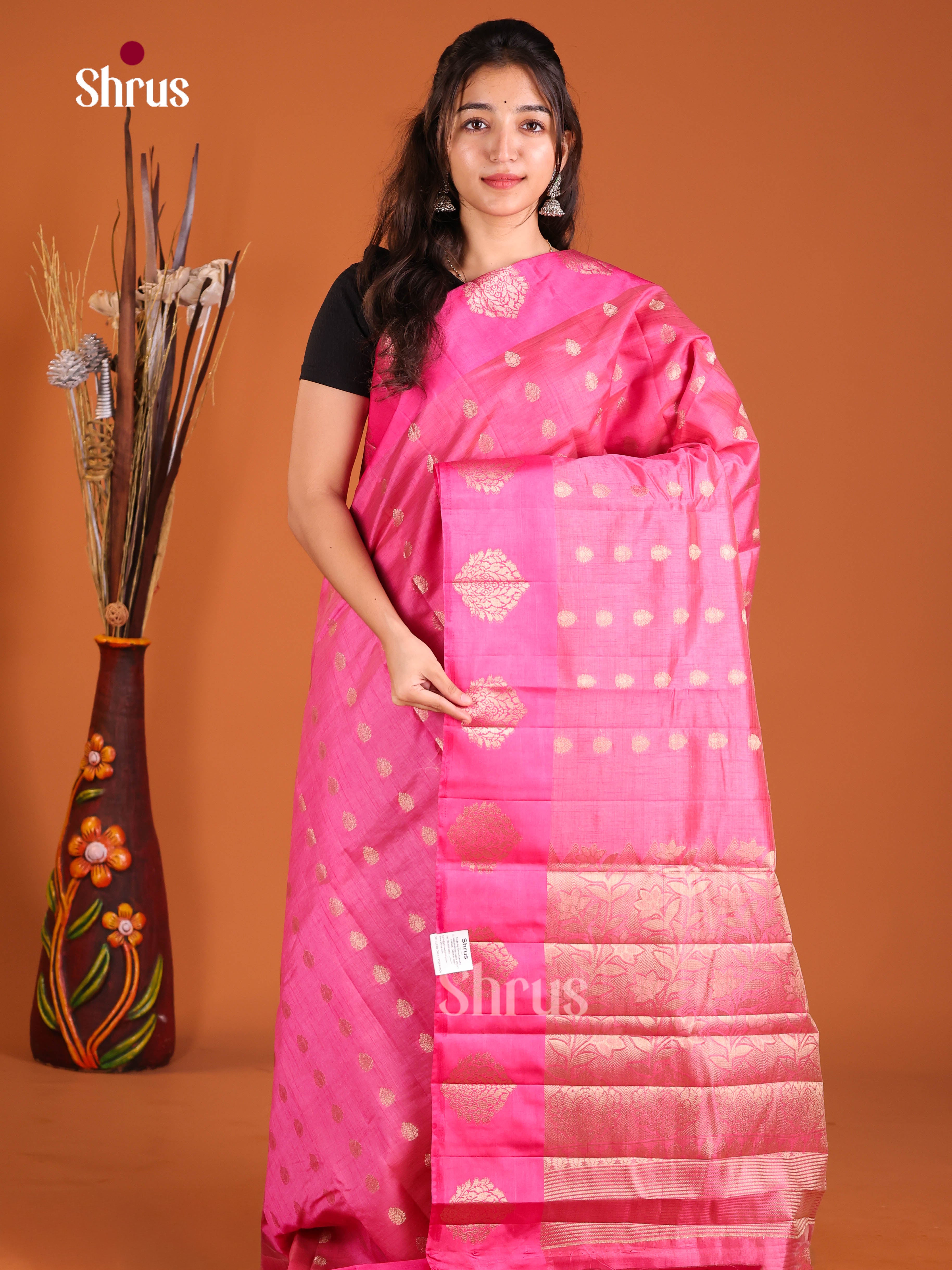 DJS03130 - Semi Rawsilk Saree
