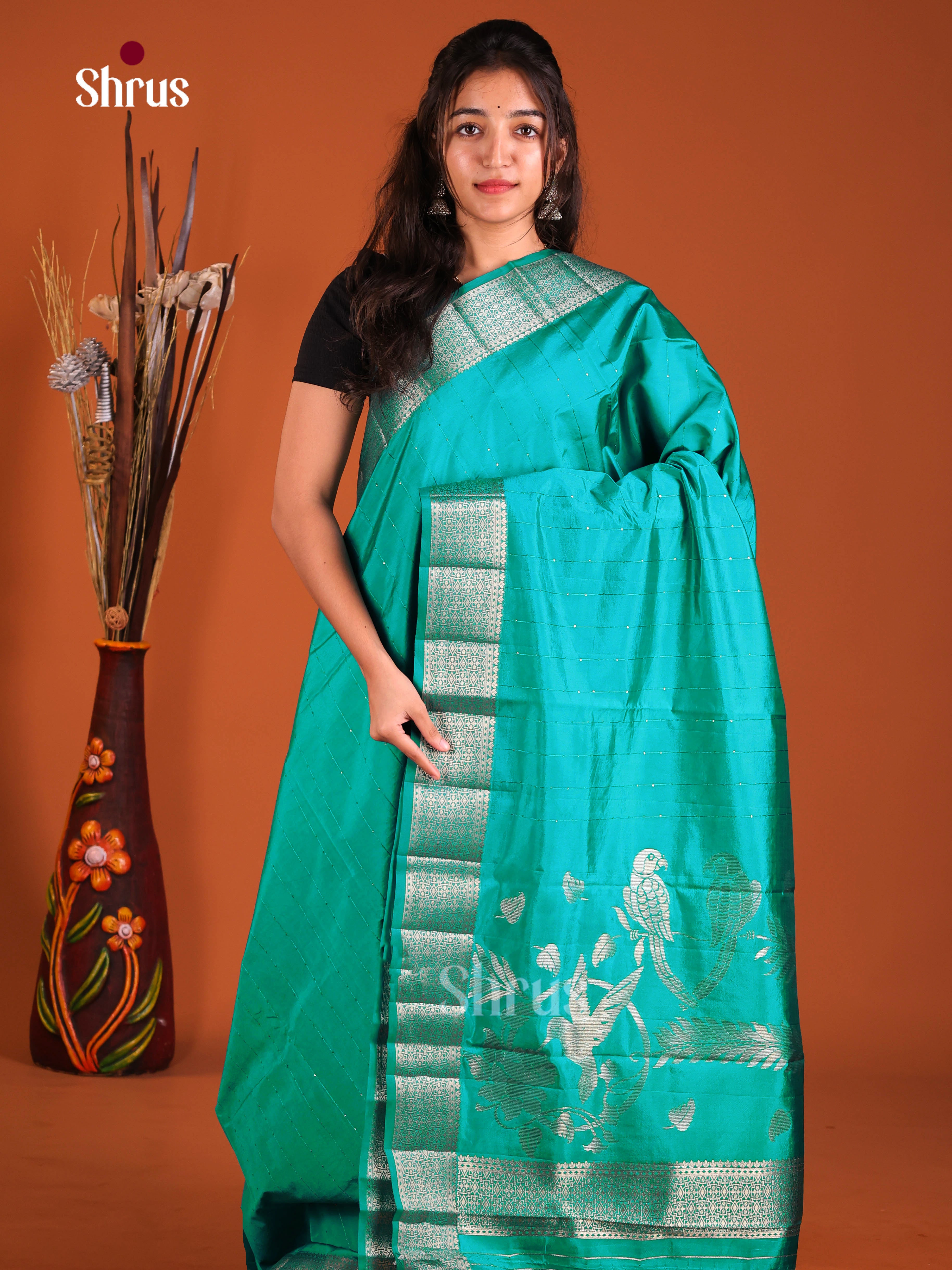 DJS03133 - Semi Rawsilk Saree