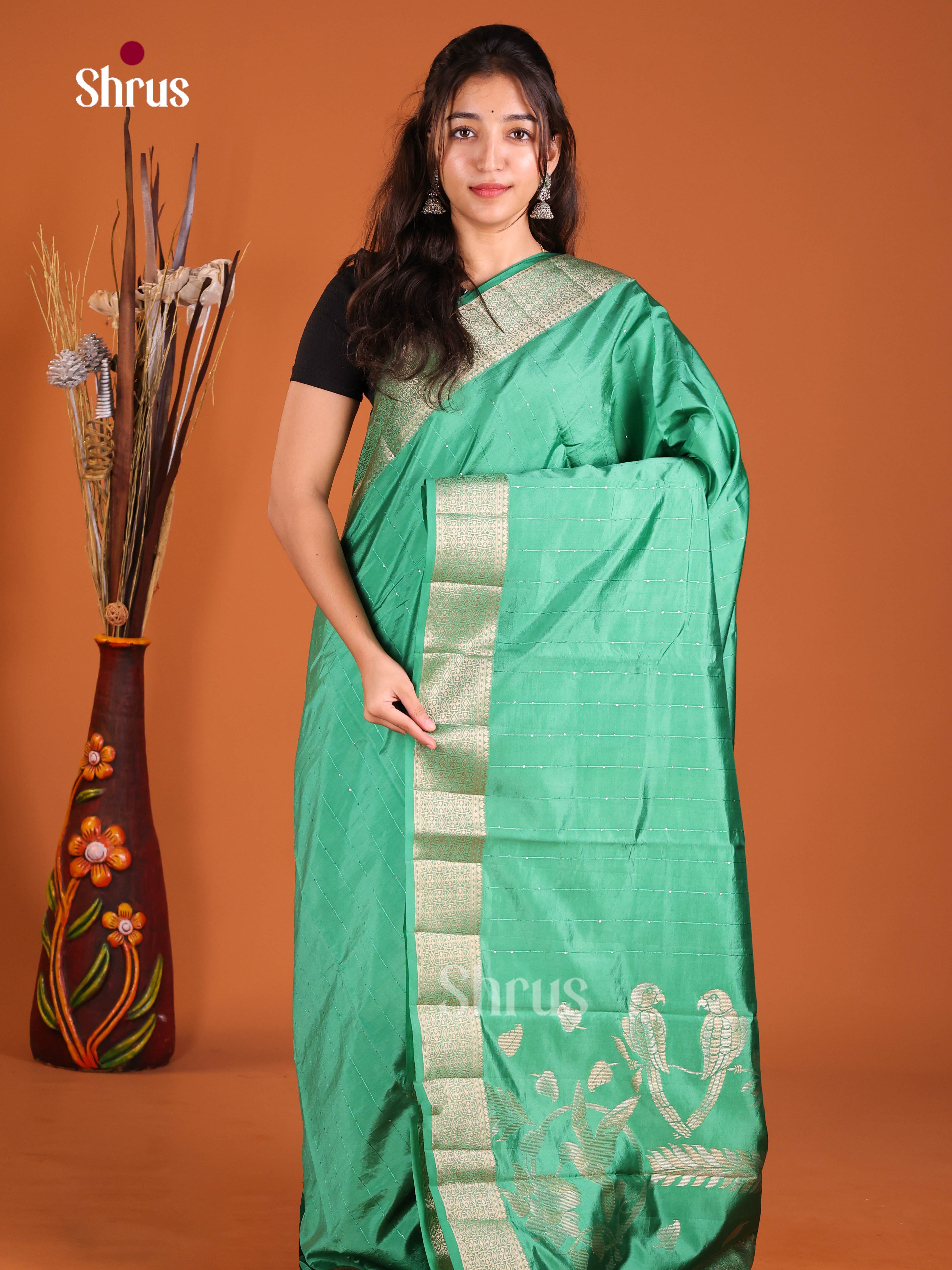 DJS03134 - Semi Rawsilk Saree
