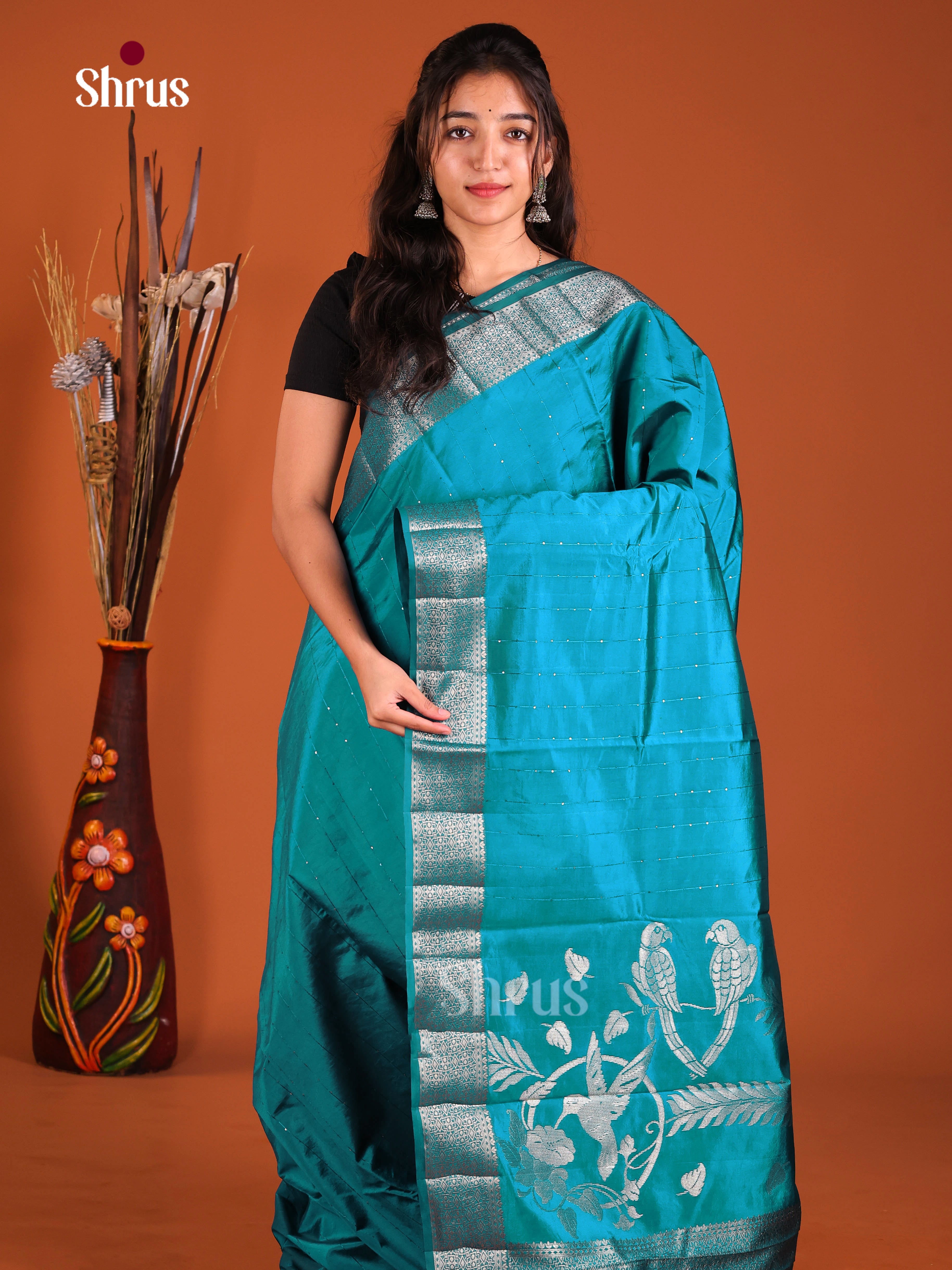 DJS03138 - Semi Rawsilk Saree