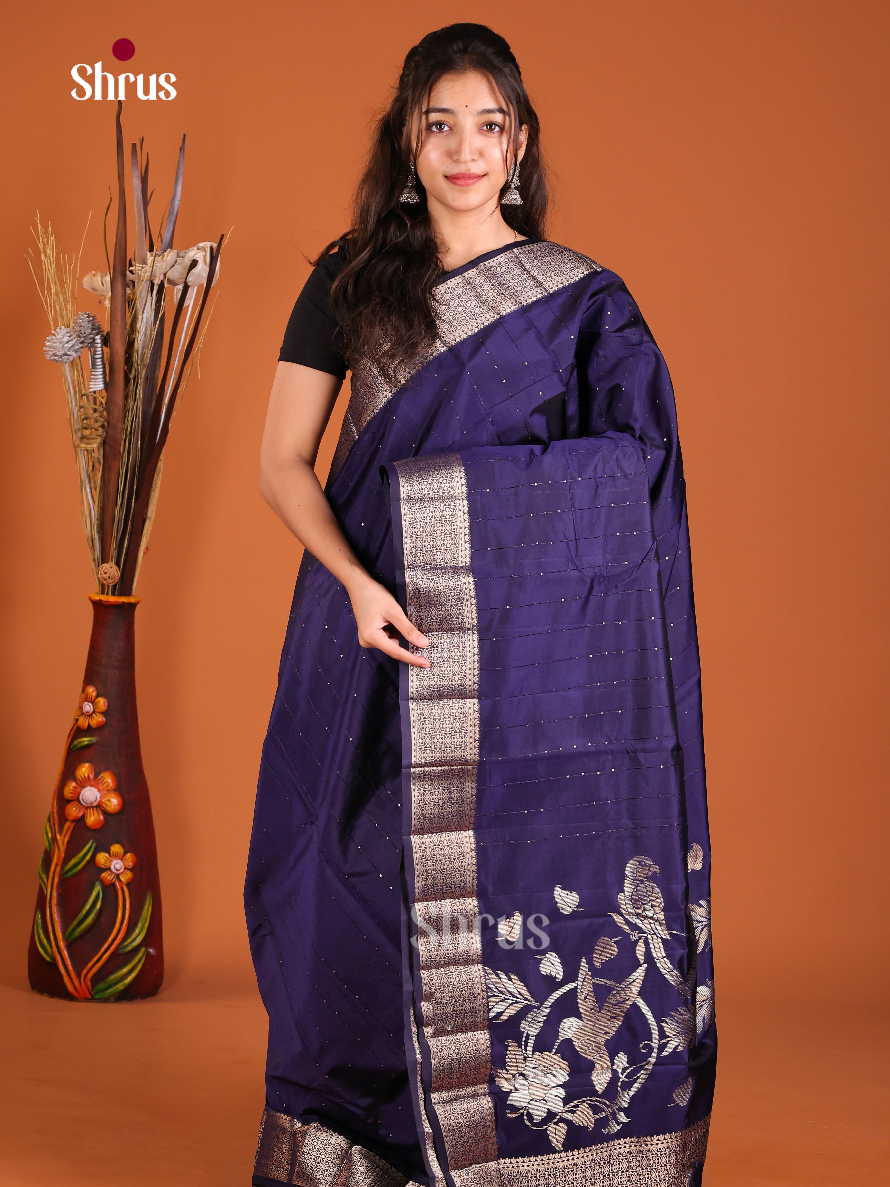 DJS03139 - Semi Rawsilk Saree