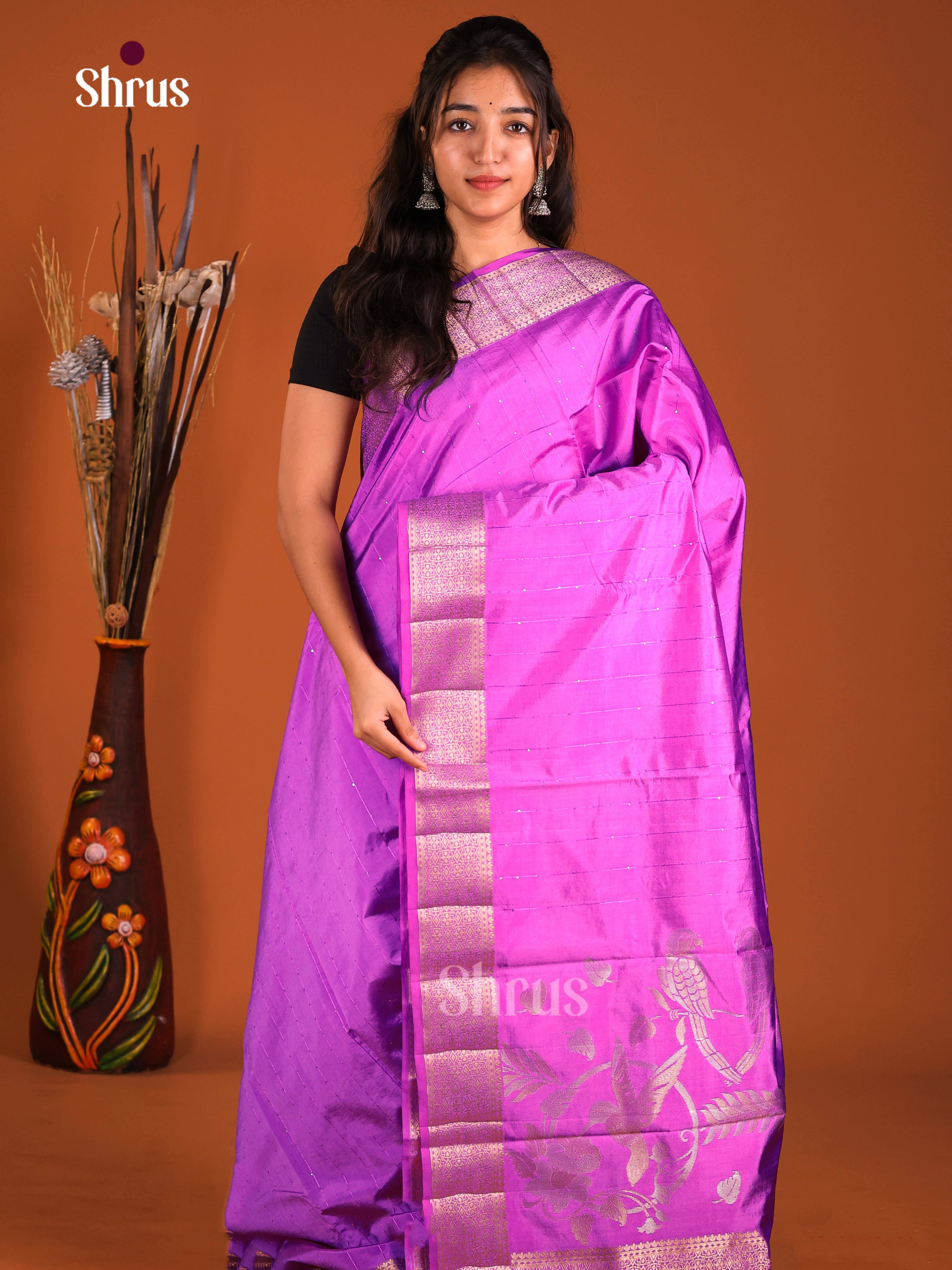 DJS03141 - Semi Rawsilk Saree