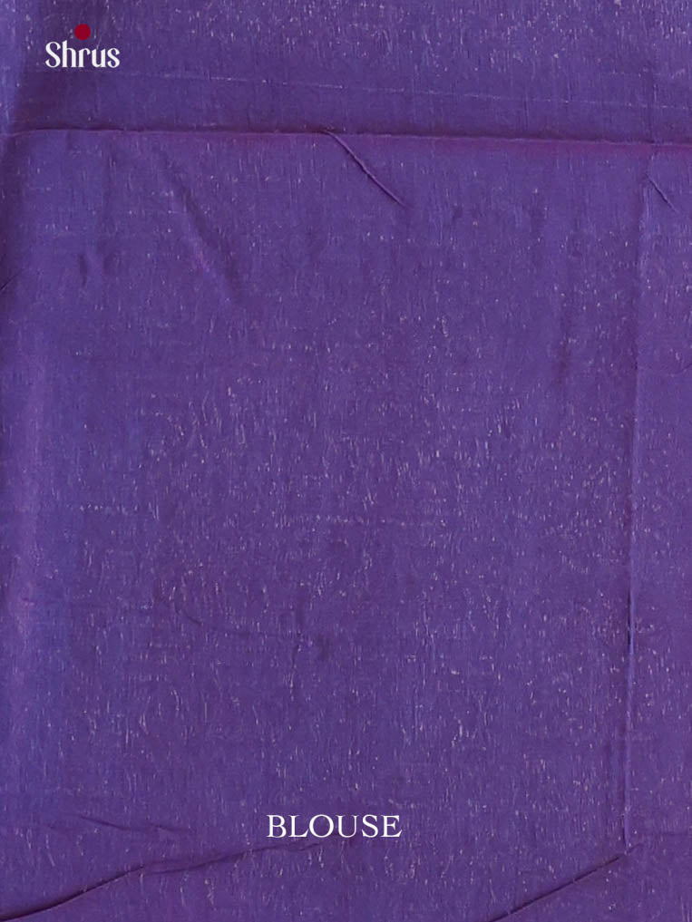 Pink & Violet - Semi Silkcotton Saree - Shop on Shrus.com