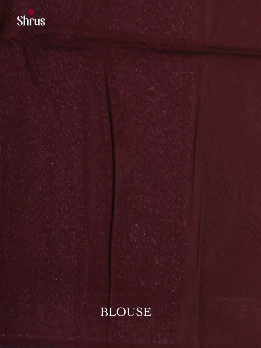 Green & Maroon - Semi Silkcotton Saree - Shop on Shrus.com