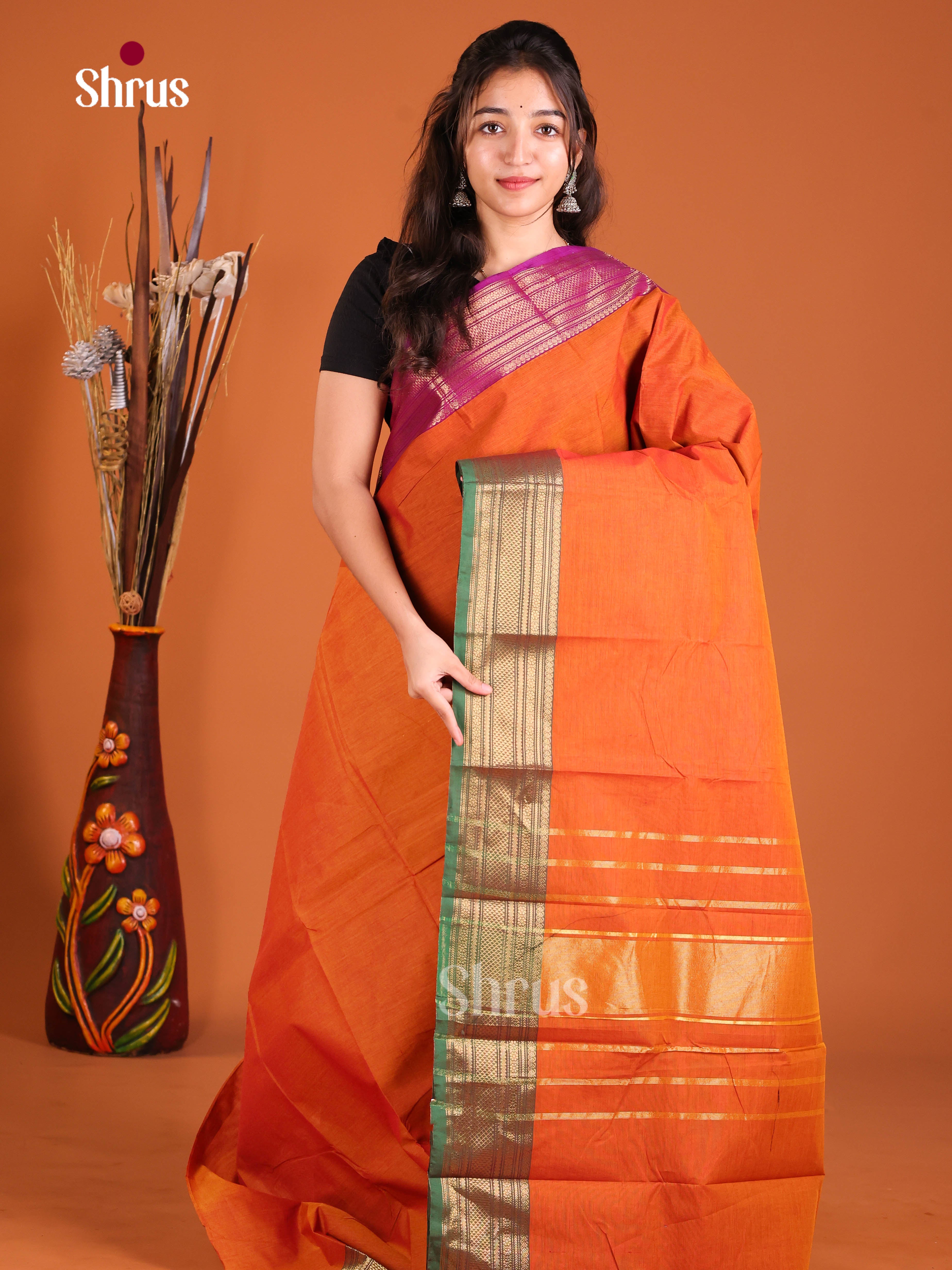 DJS06280 - Chettinad Cotton Saree