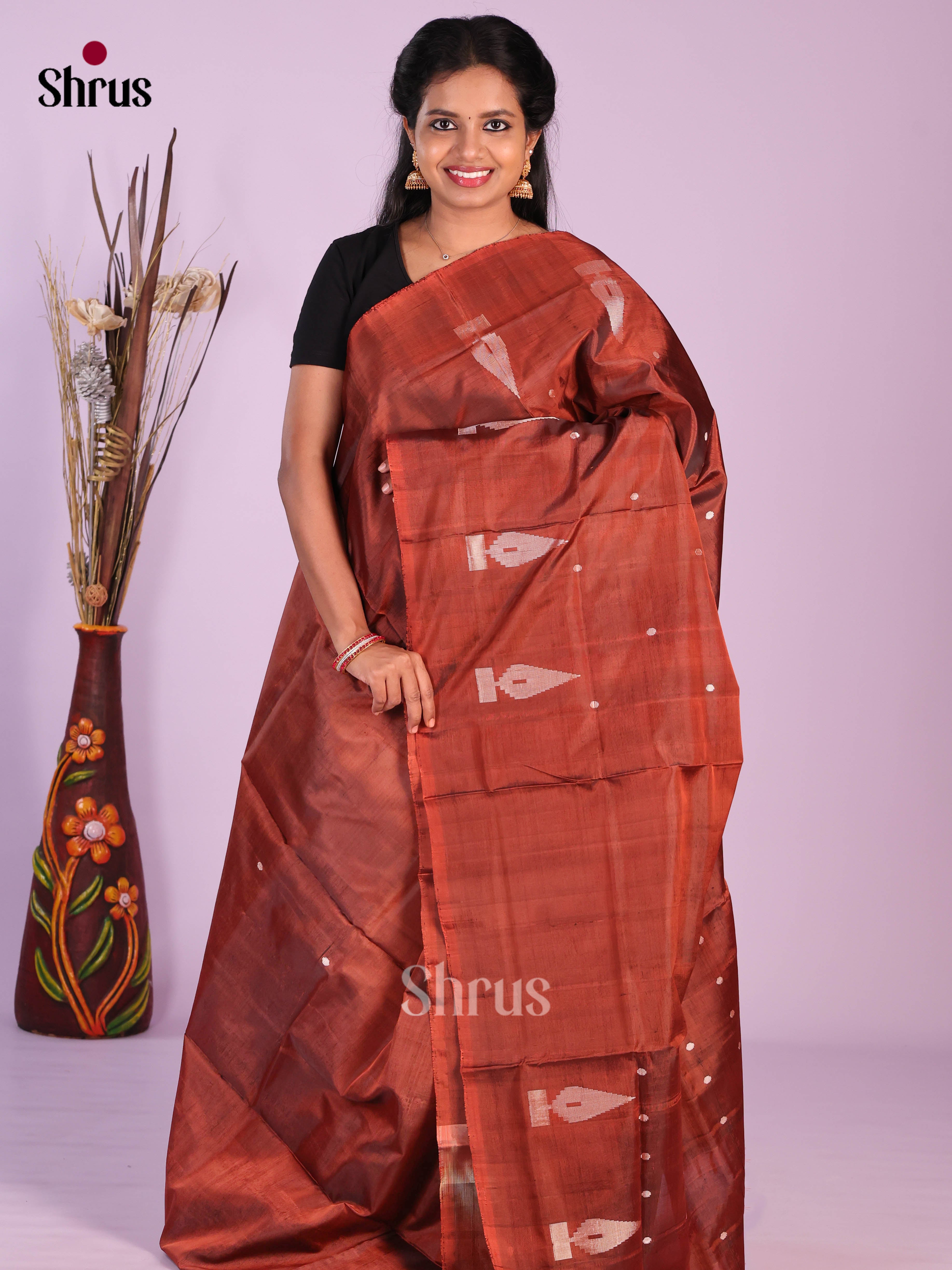 Arakku - Banana Pith without blouse Saree