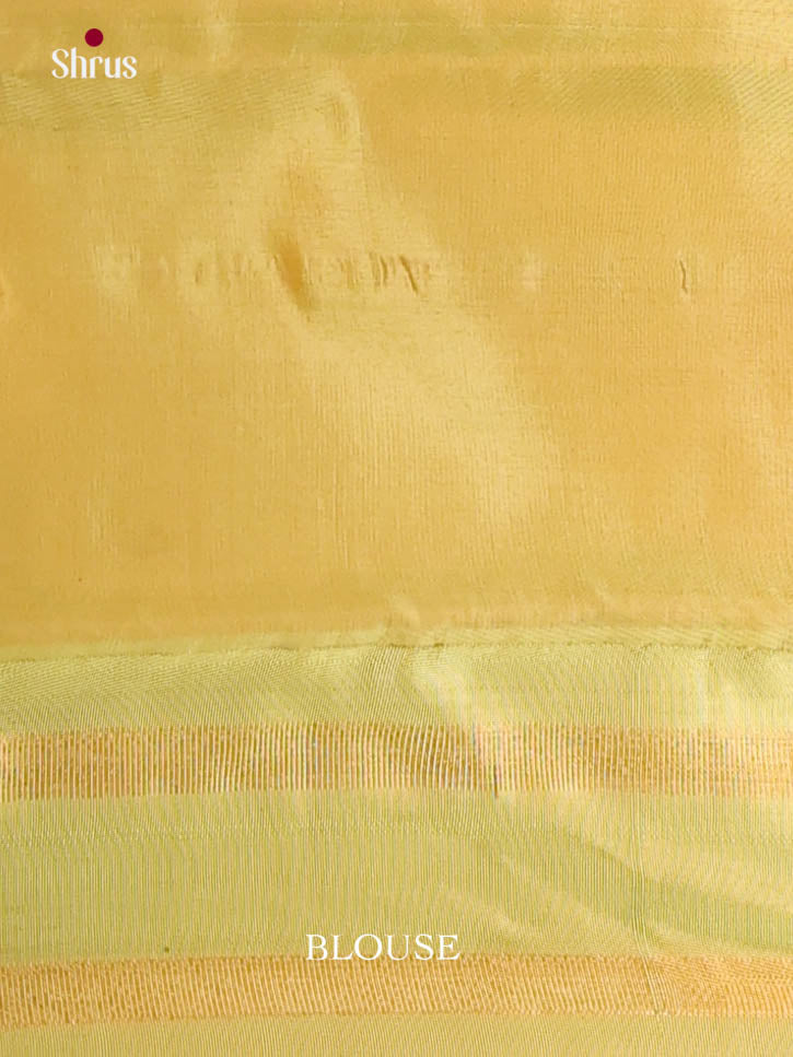 Pink & Green - Banana Pith Saree