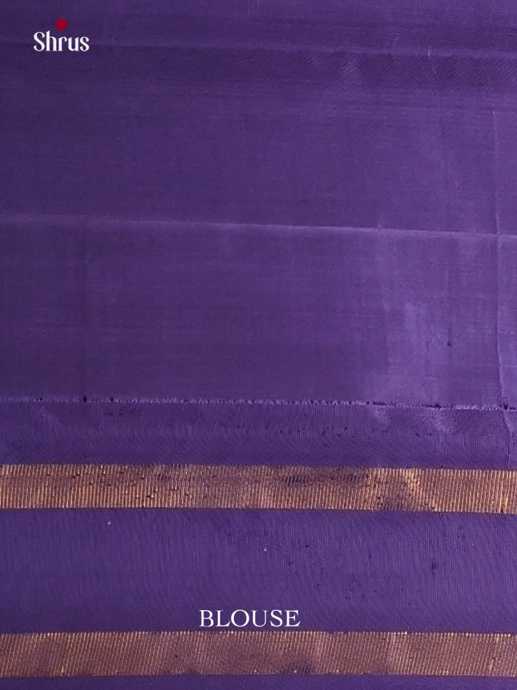 Pastel Blue & Blue- Banana Pith Saree