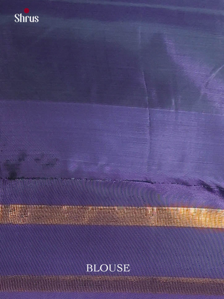 Ice Green & Blue - Banana Pith Saree