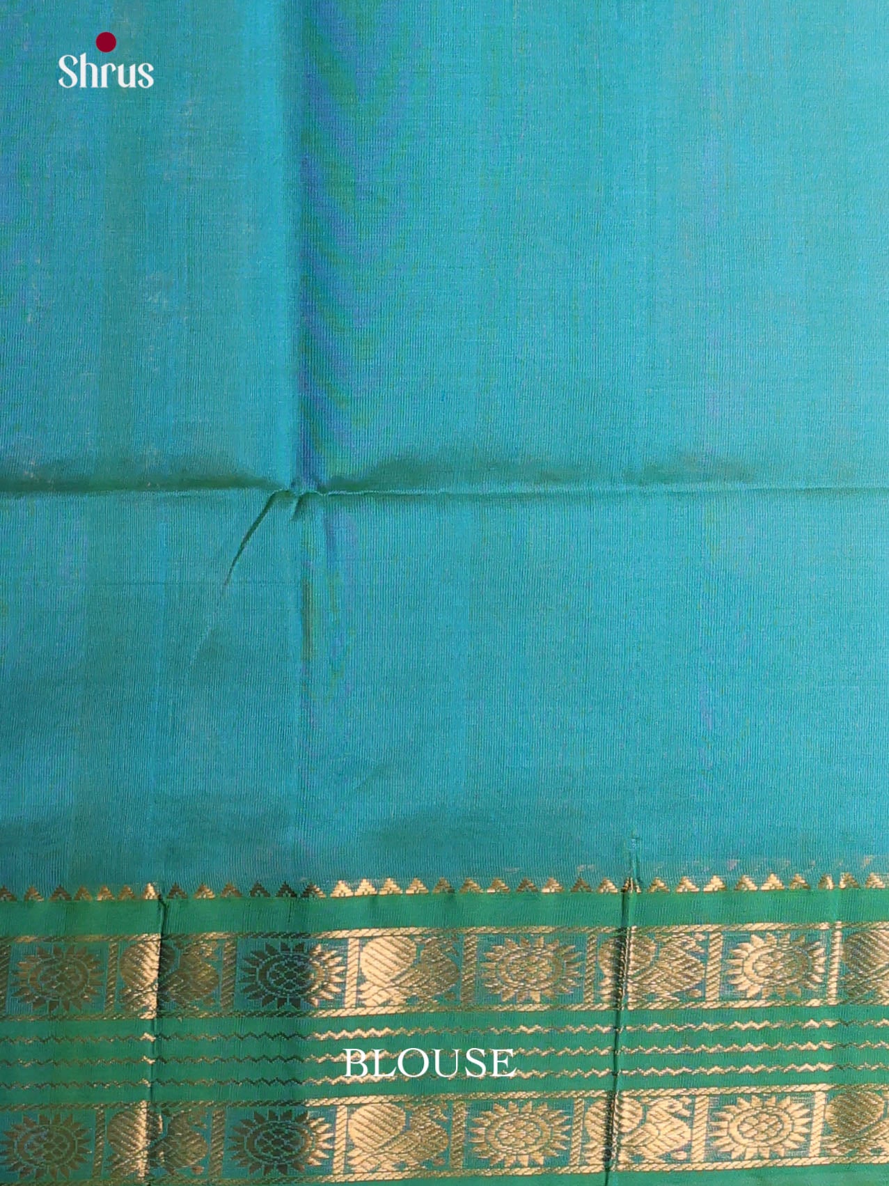 Cream & Green - Silk Cotton Korvai-kattams Saree with rettaipet zari border