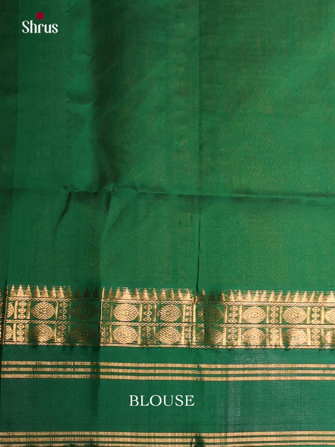 Orange & Green - Silk Cotton Korvai-kattams Saree
