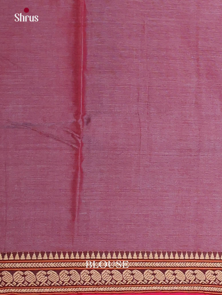 Double Shaded Purple & Red- Narayanpet Cotton Saree