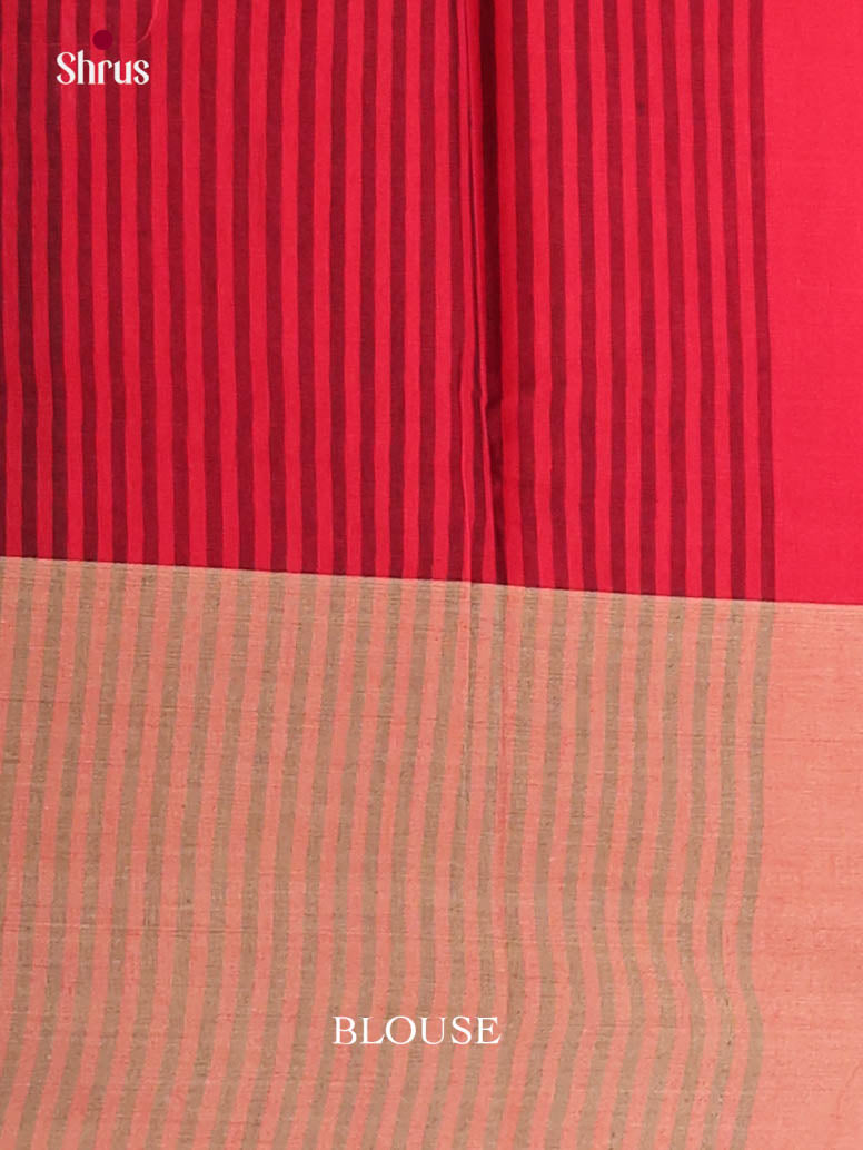 Red & Green - Narayanpet Cotton Saree