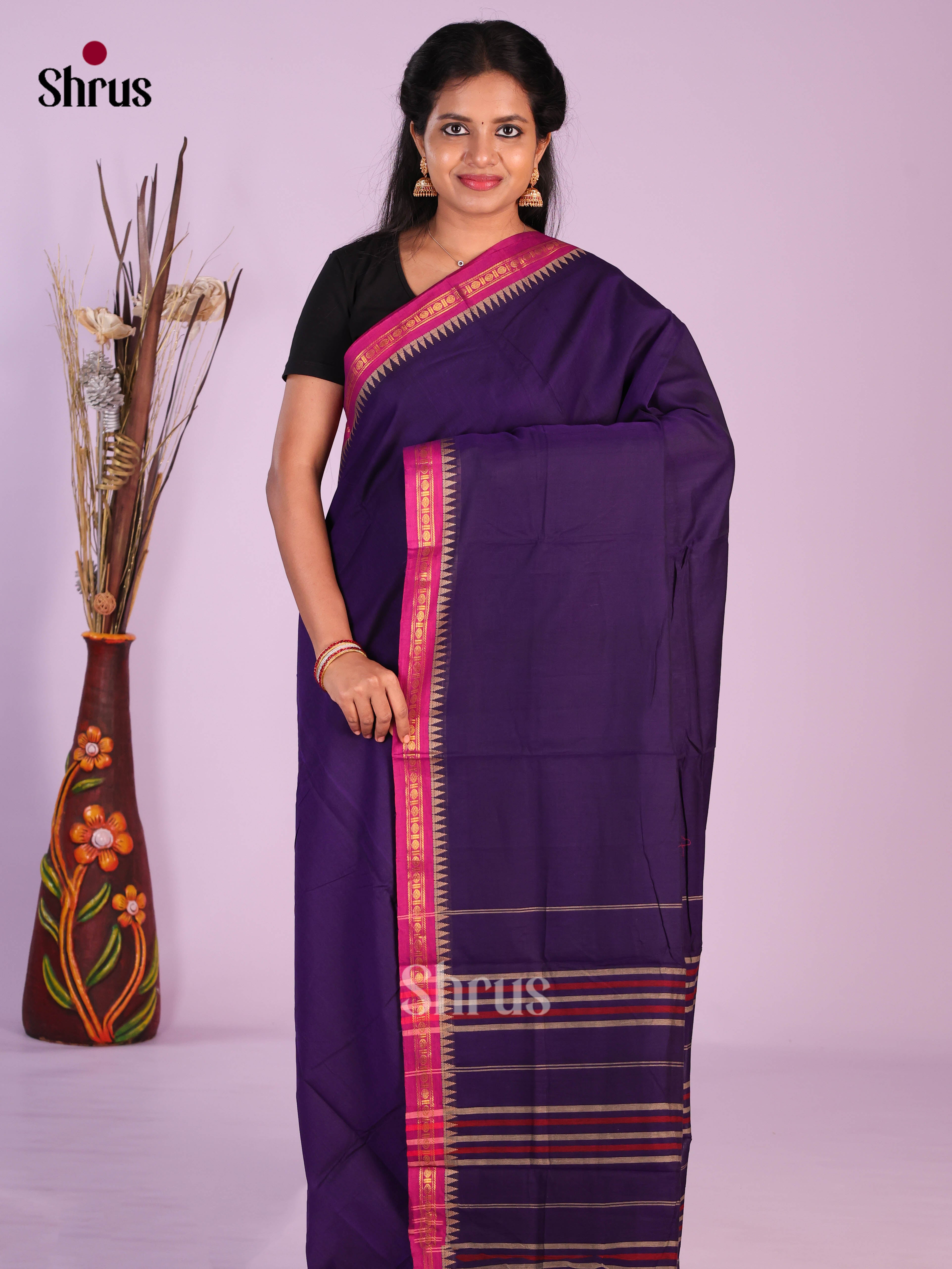 DJS08068 - Narayanpet Cotton Saree