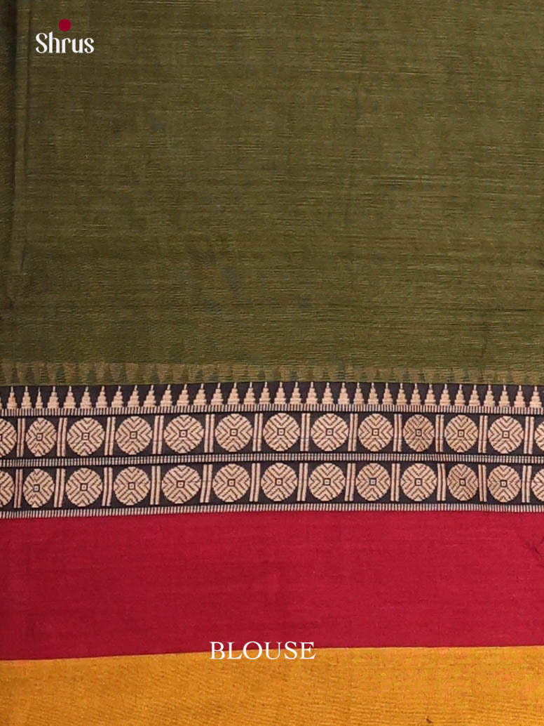 Green & Red - Narayanpet Cotton Saree