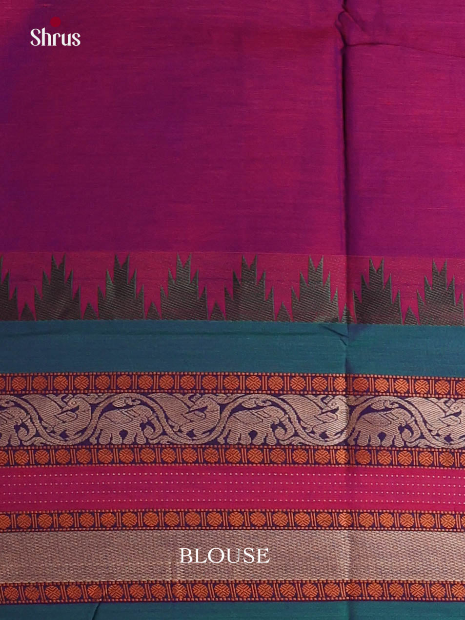 Purple & Green - Narayanpet Cotton Saree