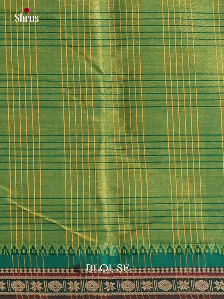 Light Green & Green - Narayanpet Cotton Saree