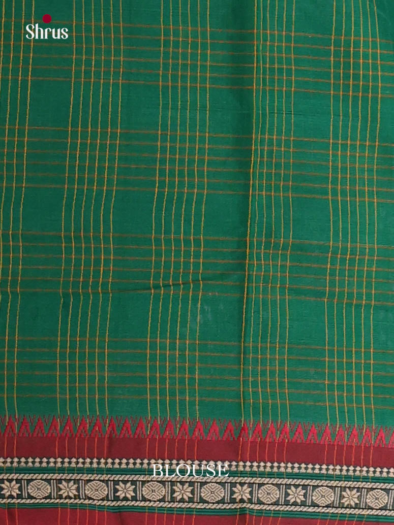 Green & Red - Narayanpet Cotton Saree