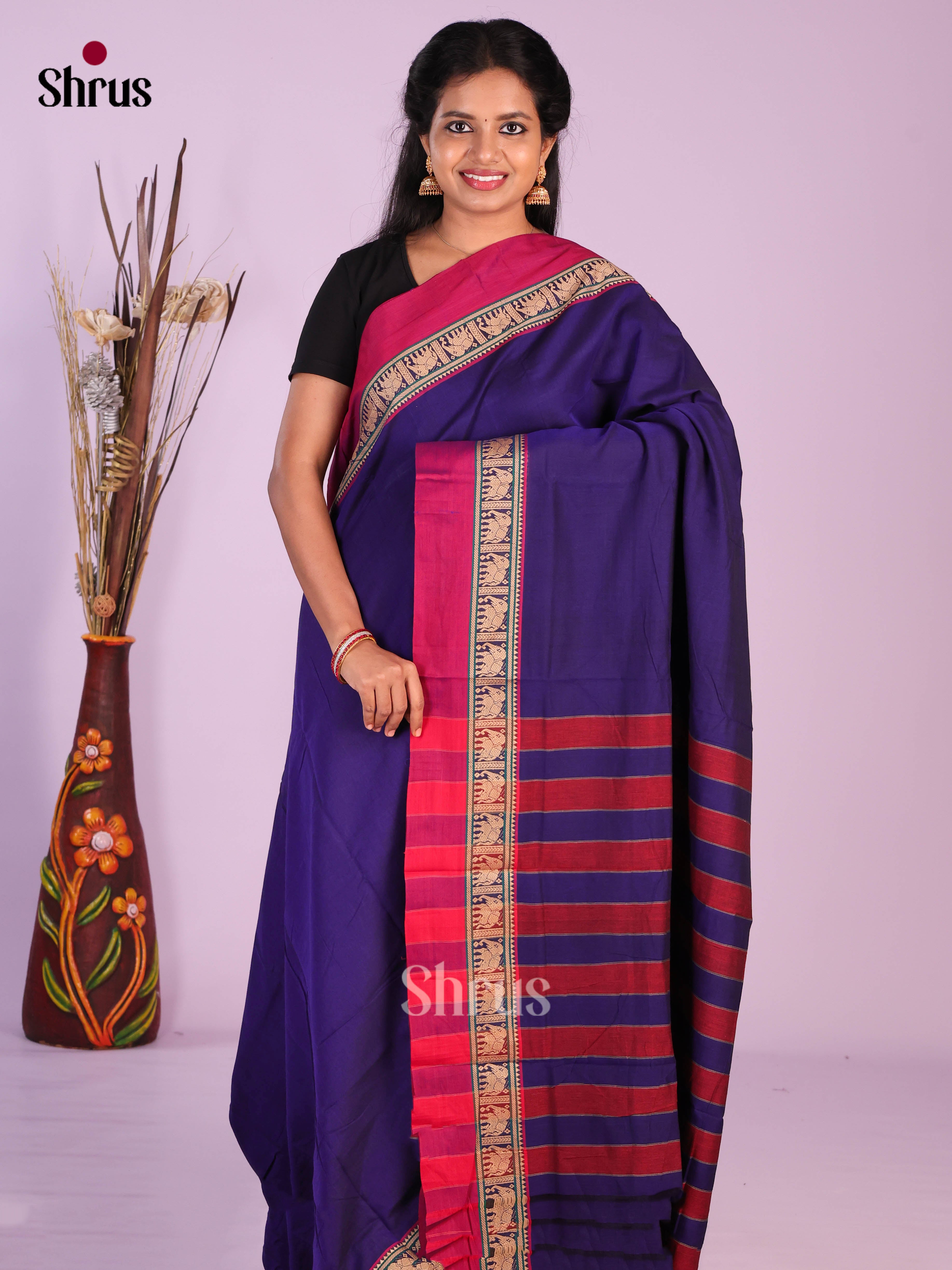 DJS08115 - Narayanpet Cotton Saree